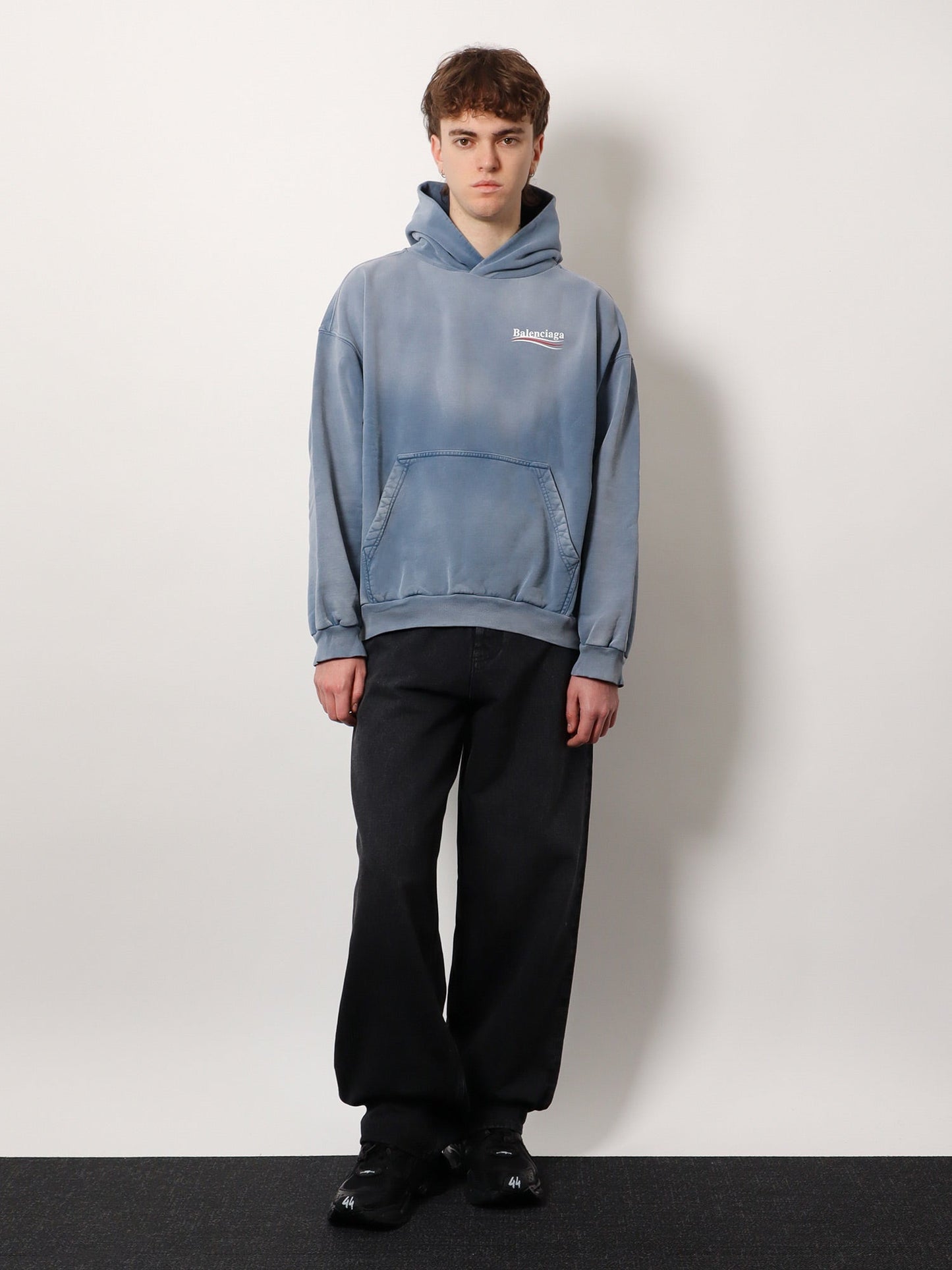 Balenciaga Medium Fit Vintage Cotton Sweatshirt