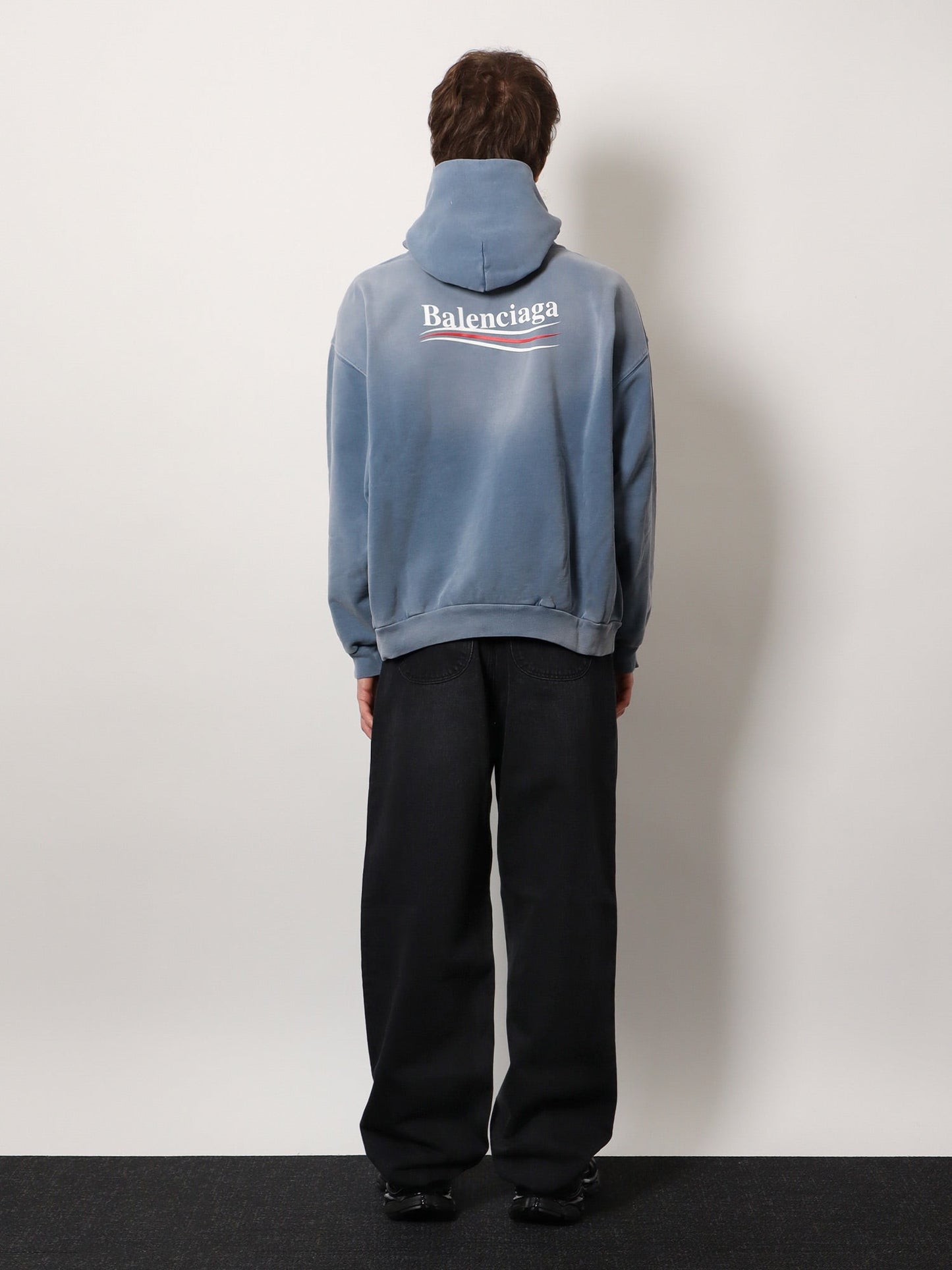 Balenciaga Medium Fit Vintage Cotton Sweatshirt