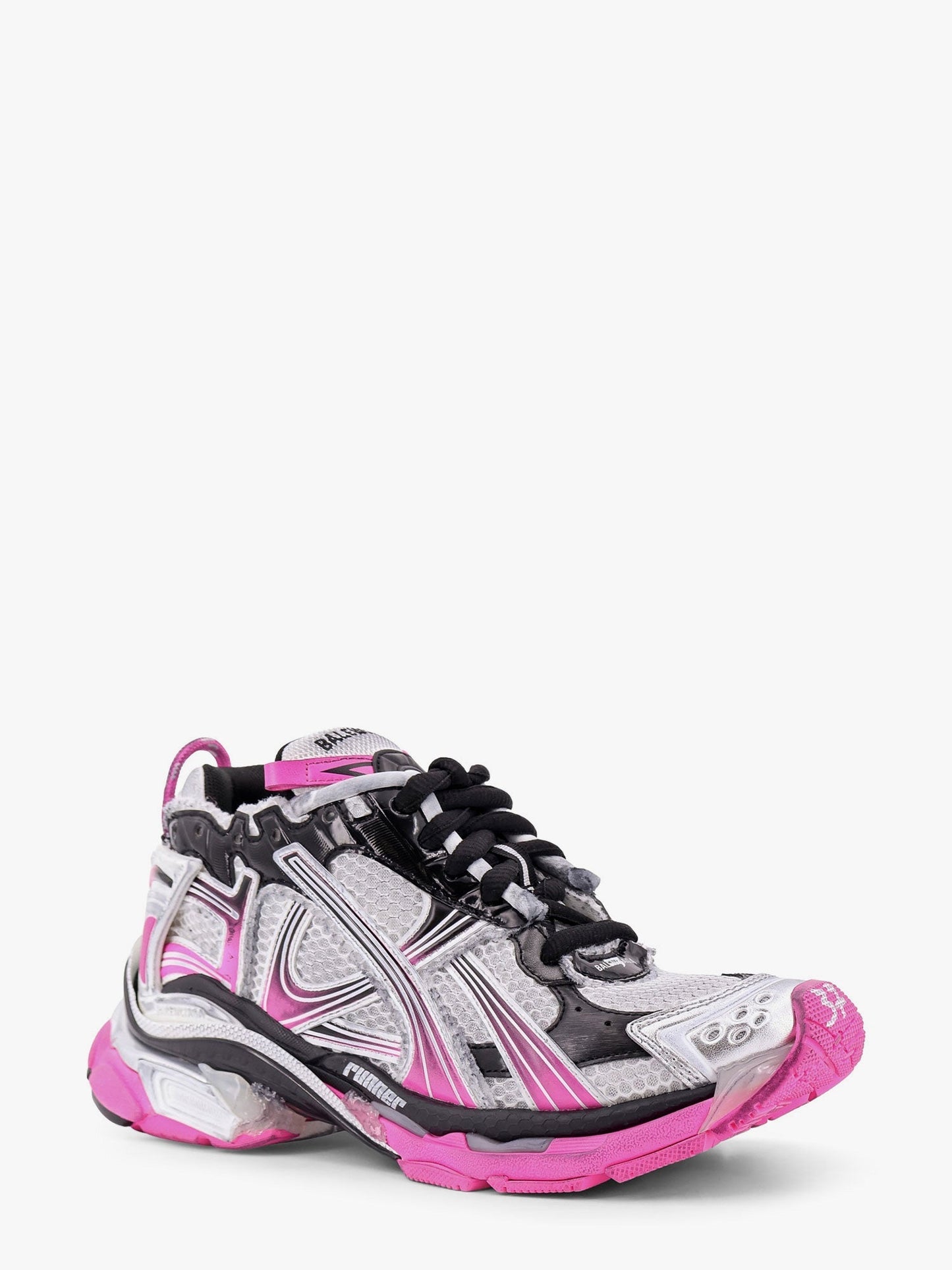 Balenciaga Mesh And Nylon Low Top Sneakers