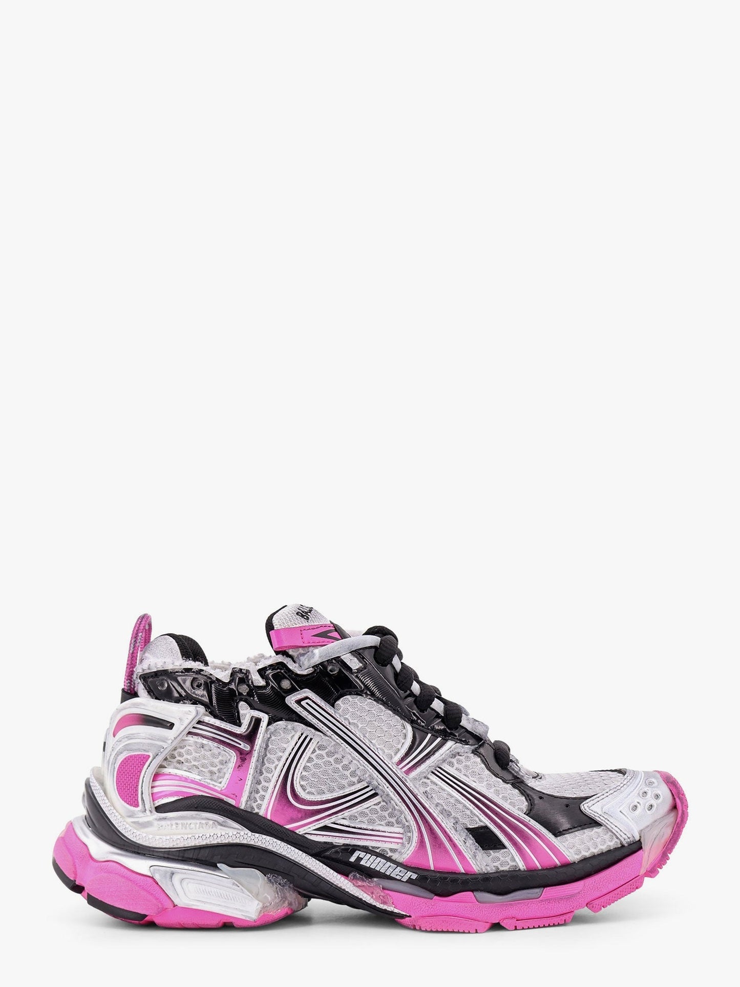 Balenciaga Mesh And Nylon Low Top Sneakers