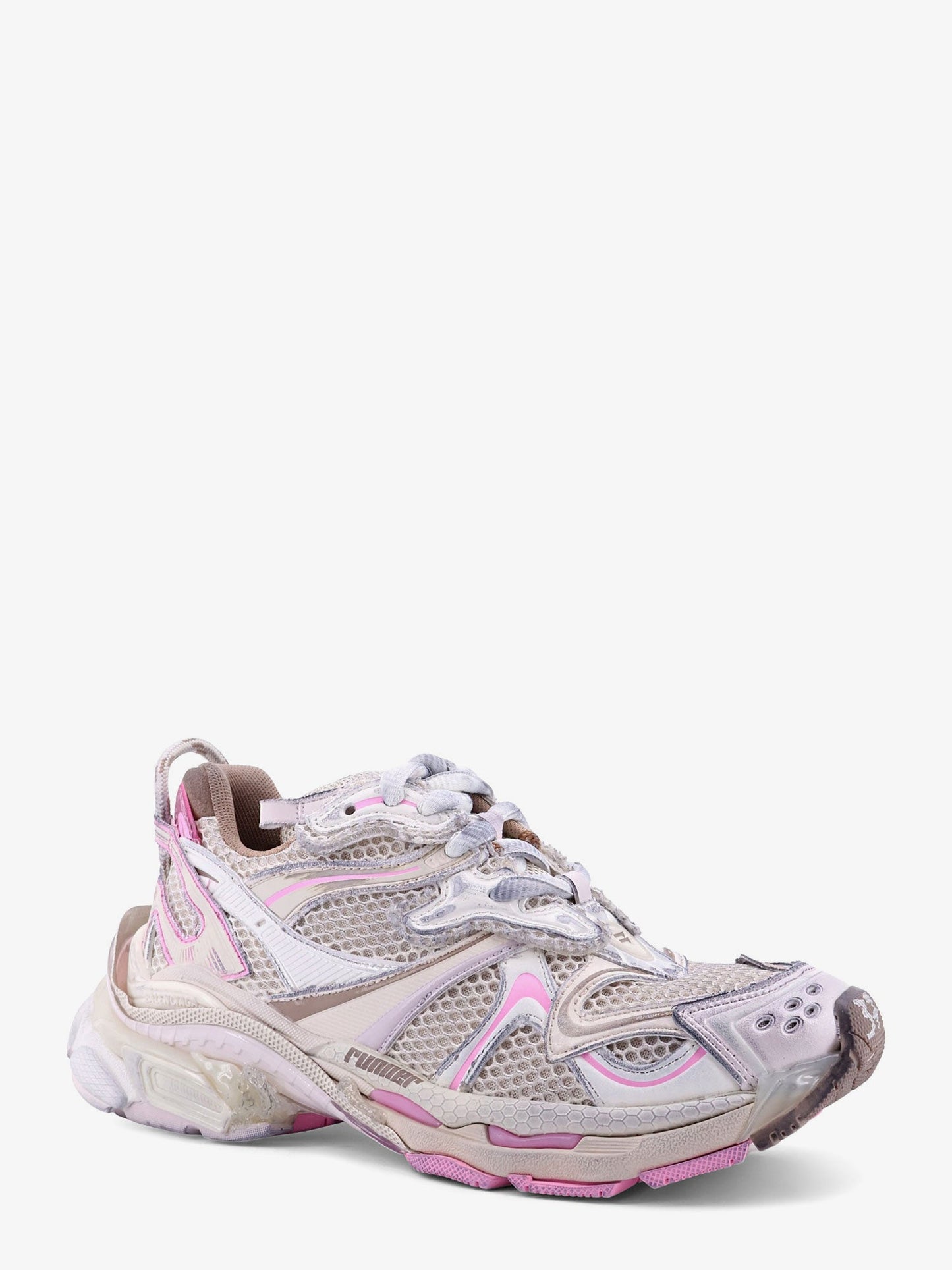 Balenciaga Multicolor Nylon And Mesh Sneakers