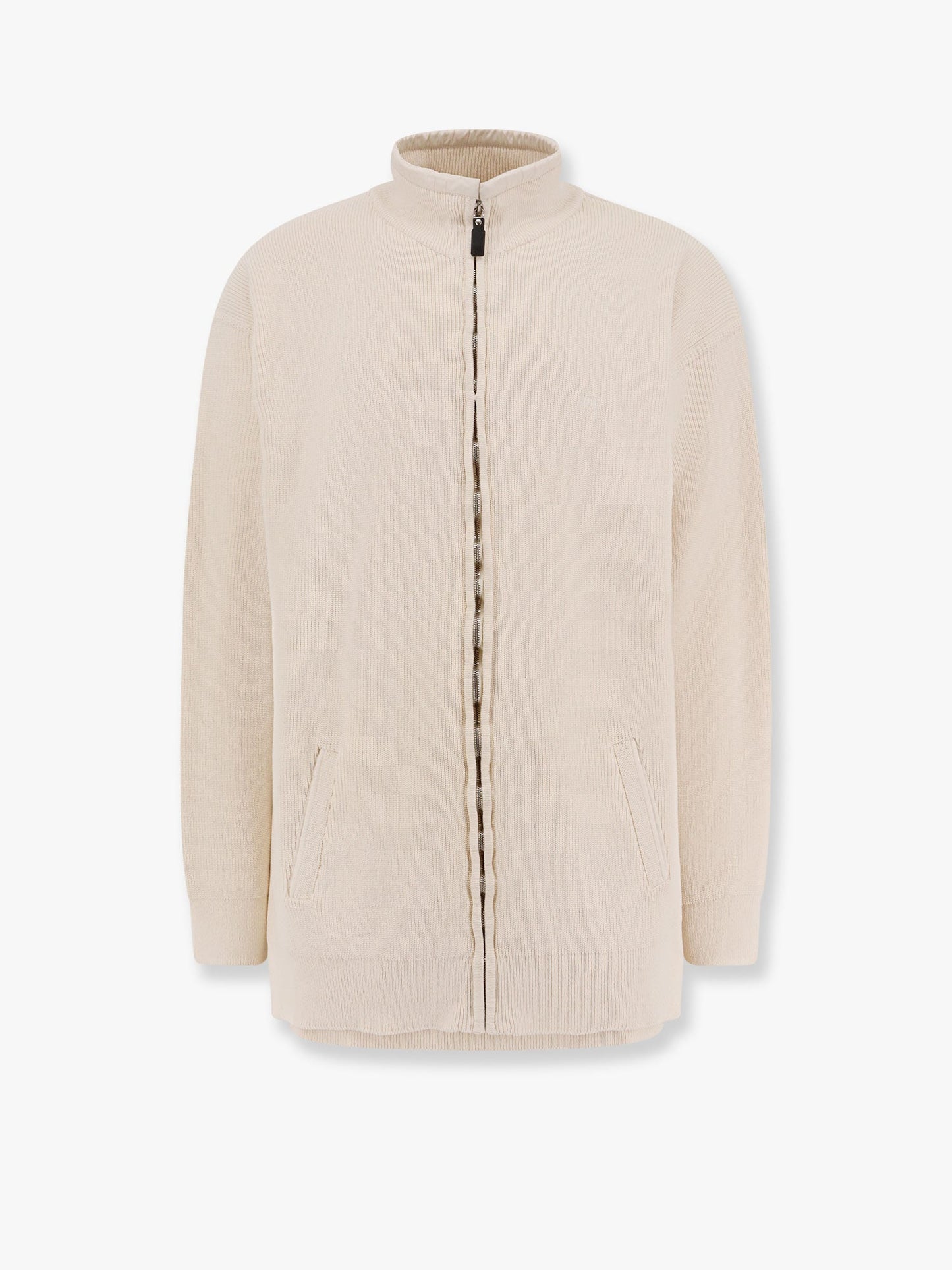 Balenciaga Intertwined Cardigan With Bb Garderobe Motif