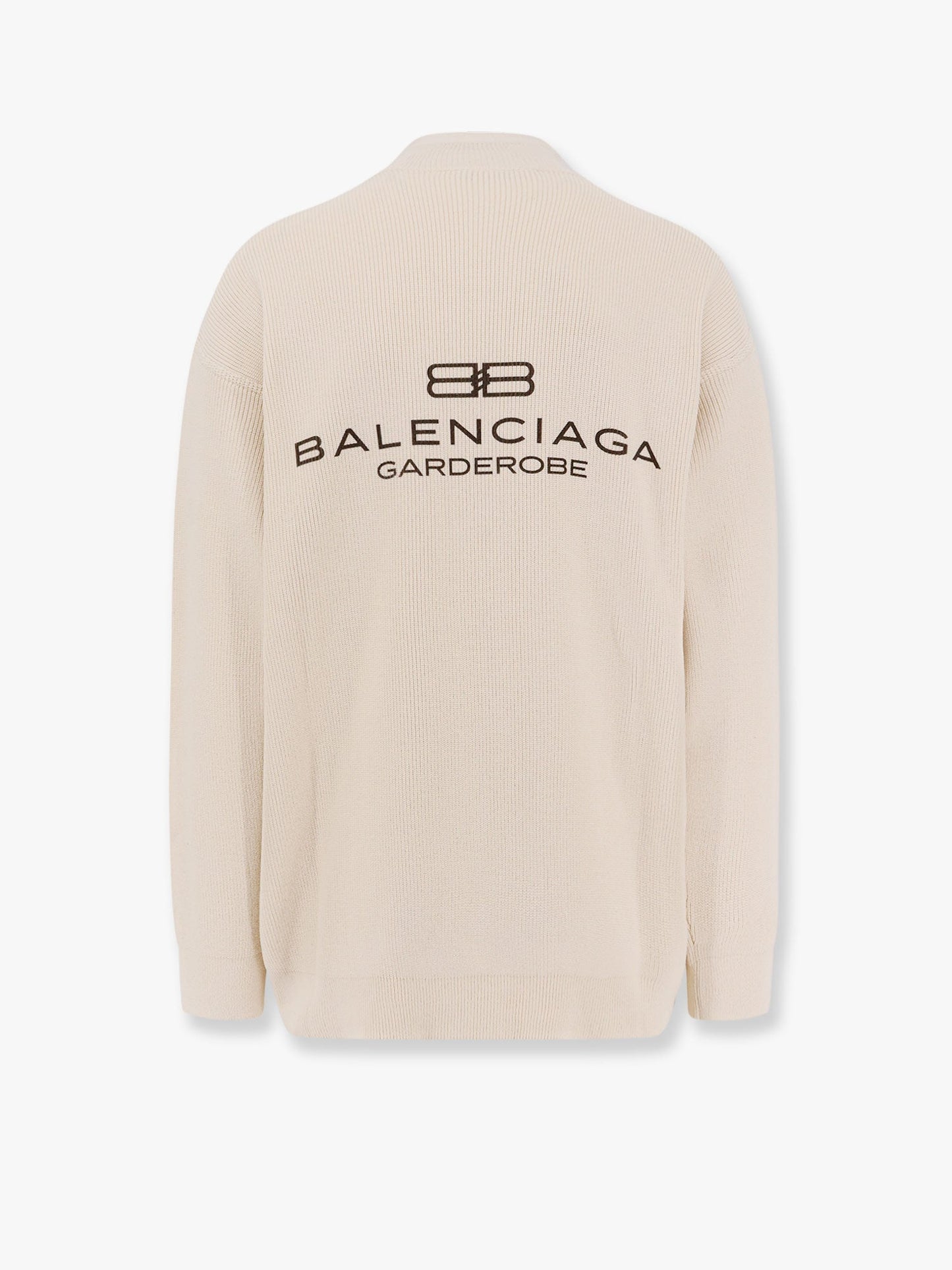 Balenciaga Intertwined Cardigan With Bb Garderobe Motif