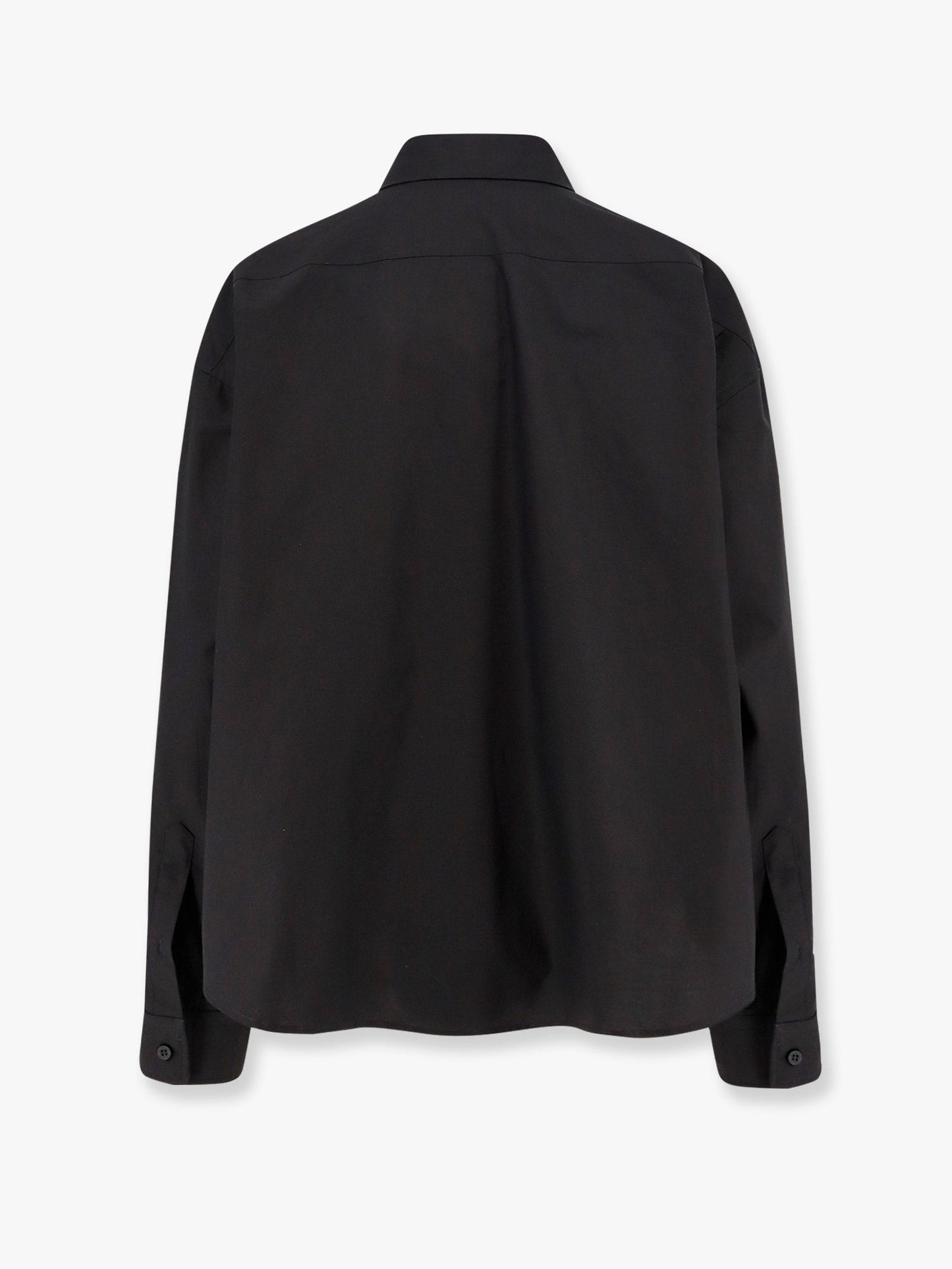 Balenciaga Swing Cotton Shirt With Balennciaga Embroidery