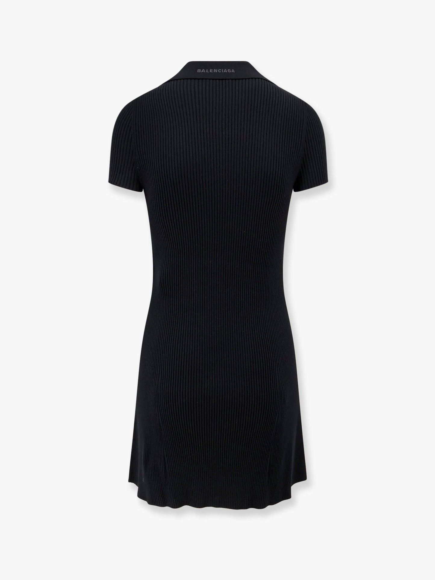 Balenciaga Polo Wool Blend Mini Dress