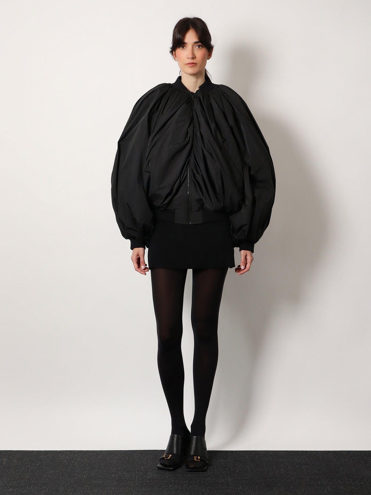 Balenciaga Draped Padded Bomber