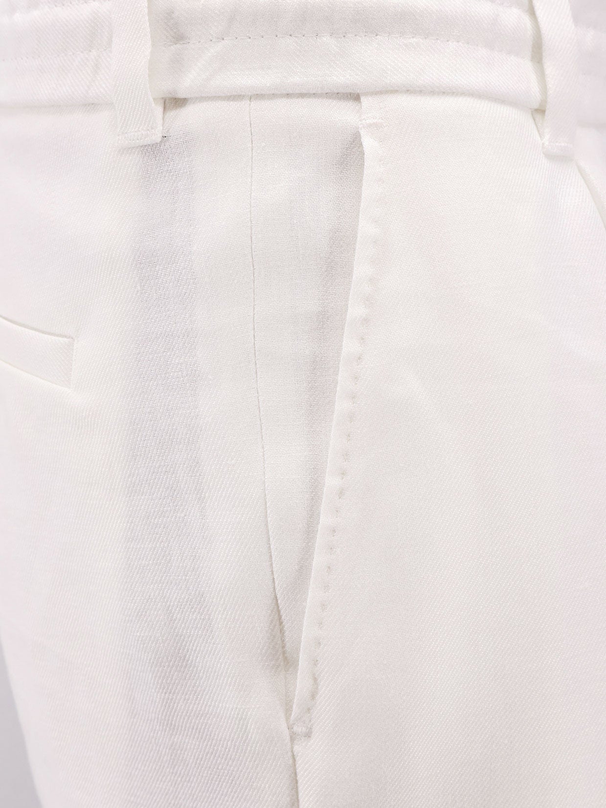 Boss Linen Bermuda Shorts