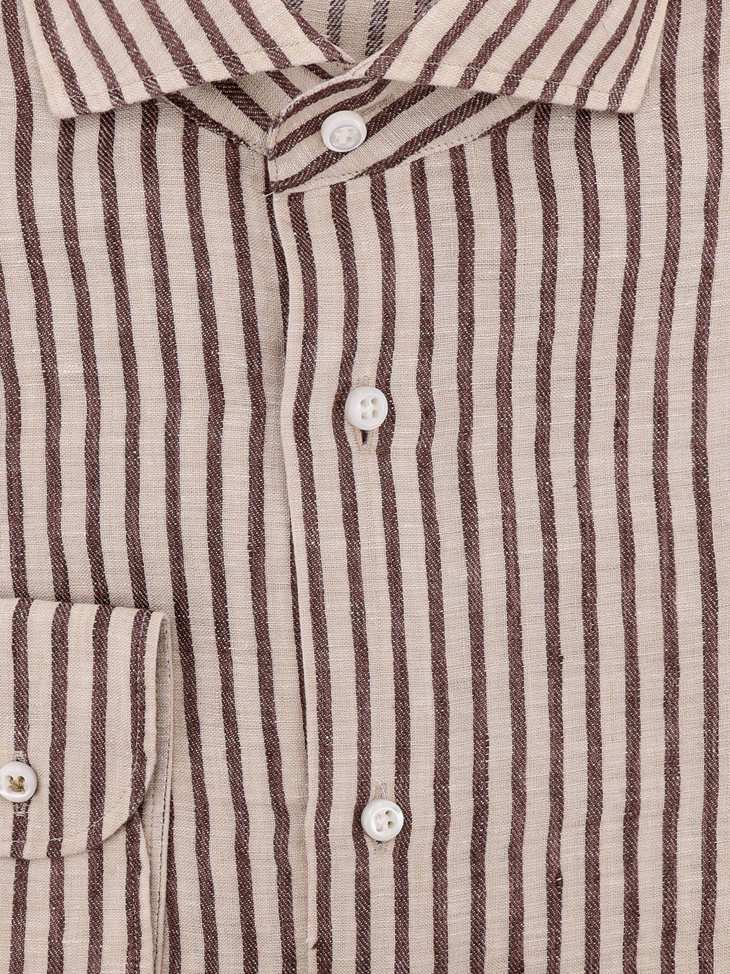 Boss Josh Striped Linen Shirt
