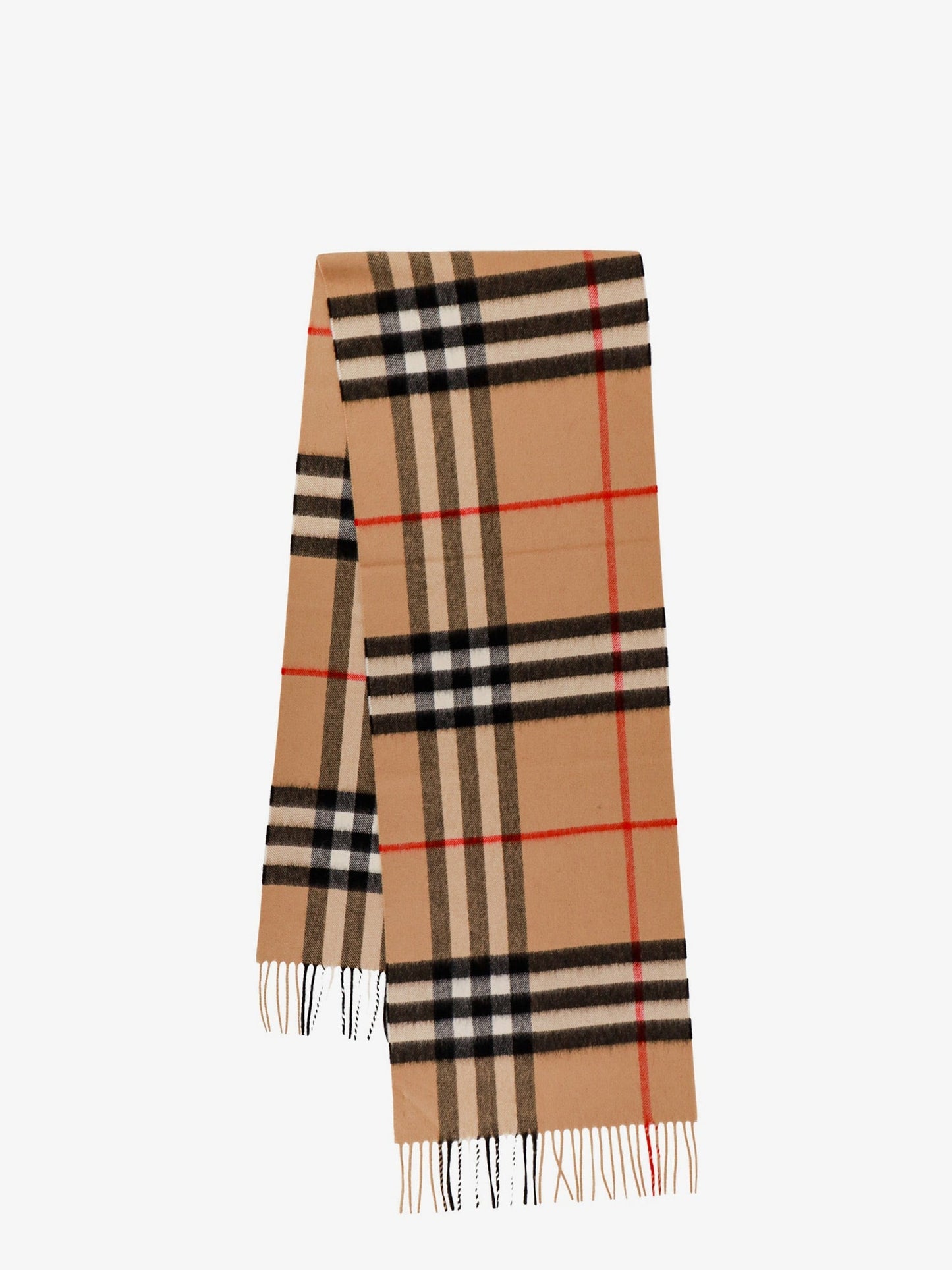 Burberry Cashmere Scarf With Giant Check Motif