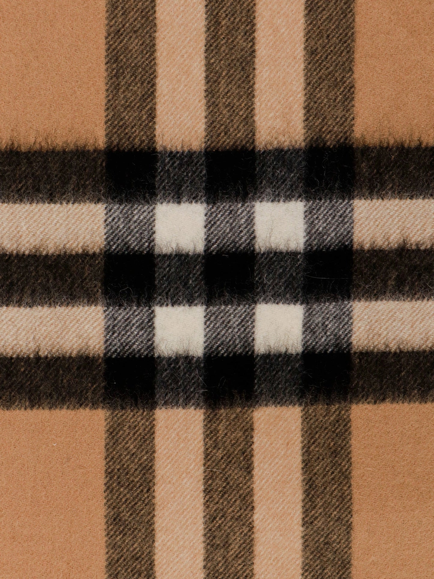 Burberry Cashmere Scarf With Giant Check Motif