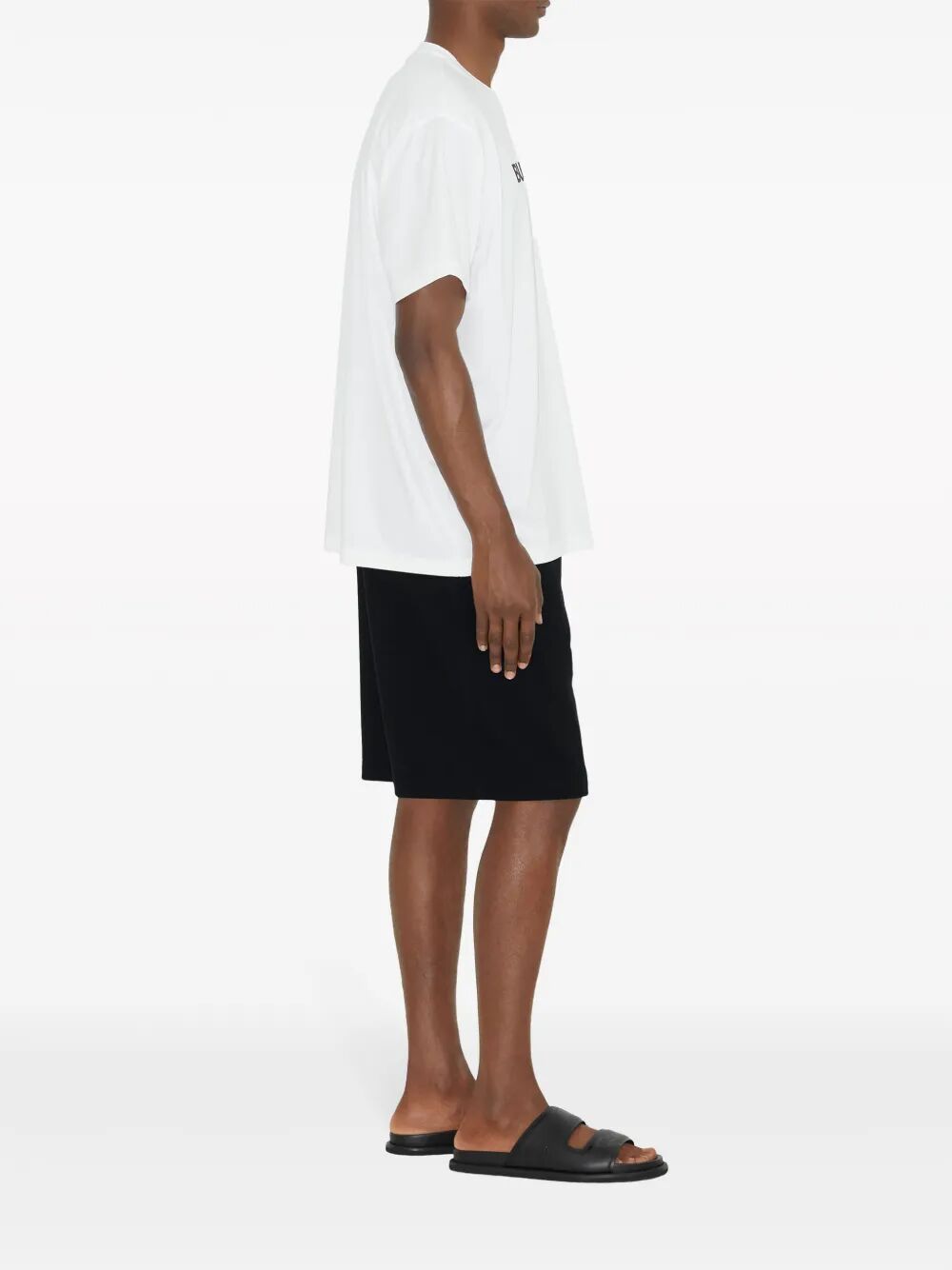 Burberry Logo Print Cotton T Shirt