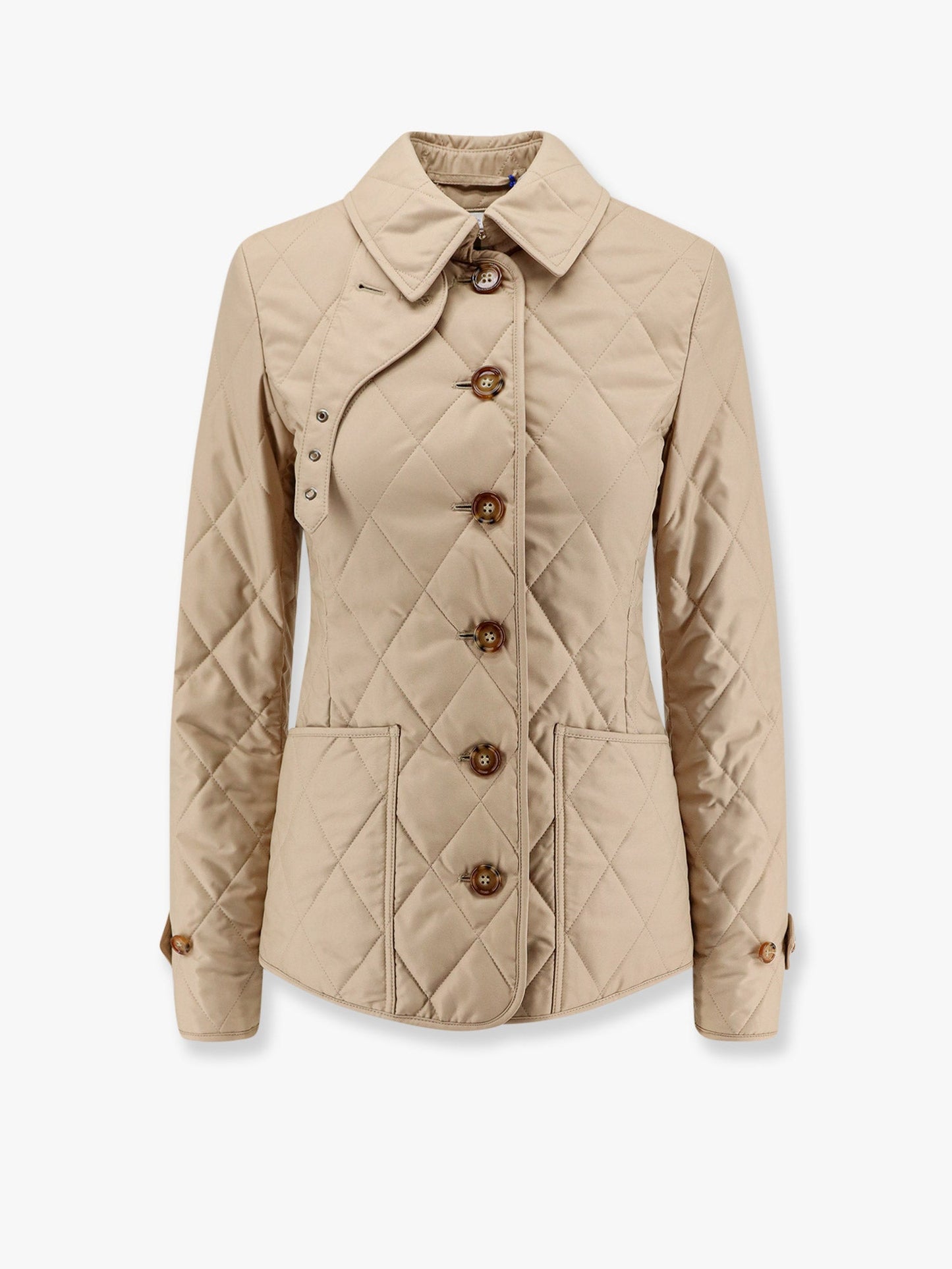 Burberry Fernleigh Quilted Jacket With Check Lining