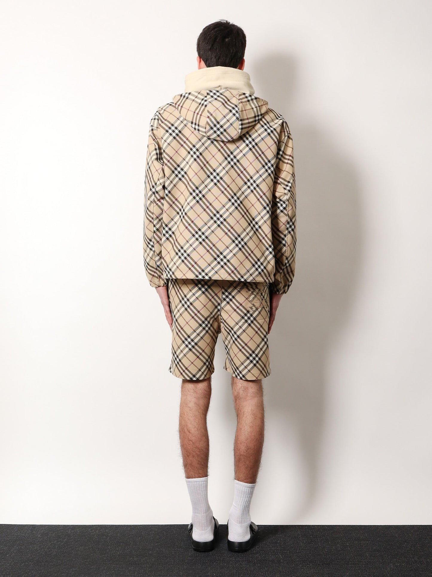 Burberry Traditional Check Jacket With Ekd Embroidery