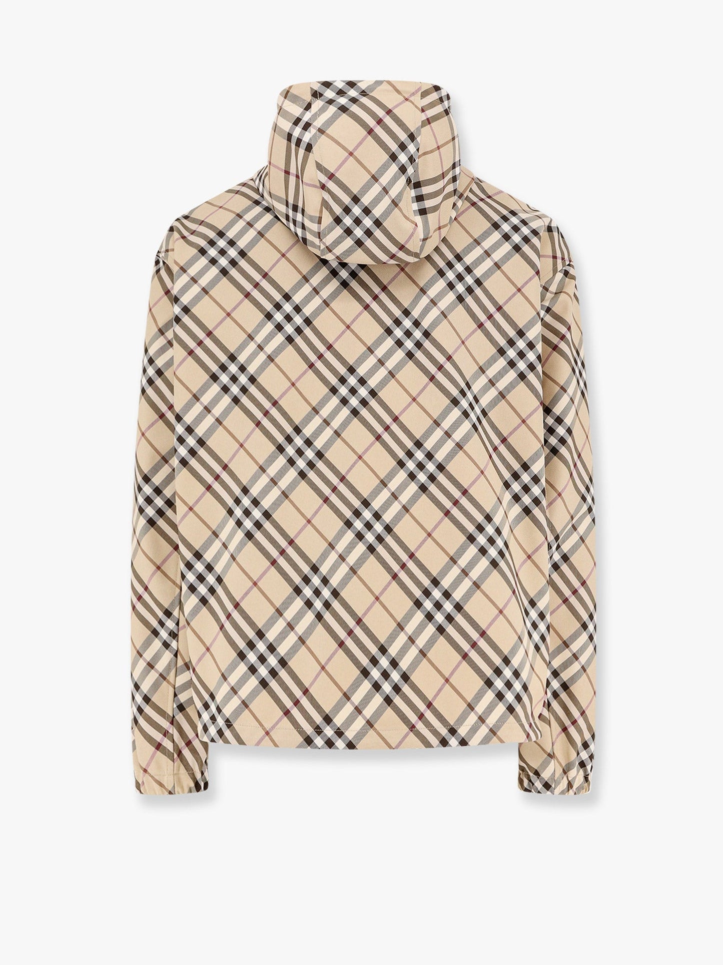 Burberry Traditional Check Jacket With Ekd Embroidery