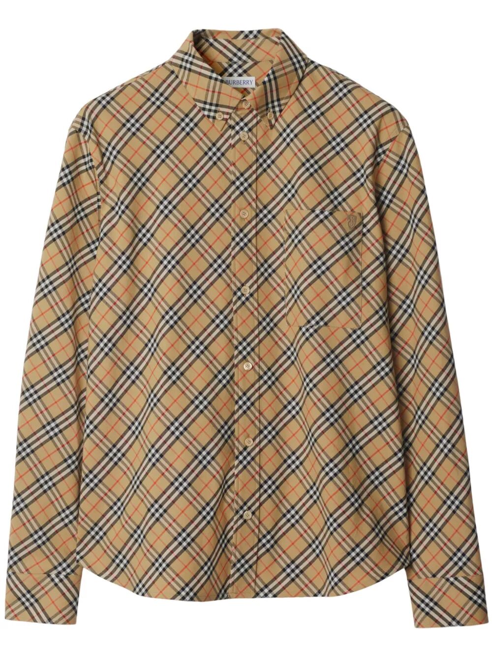 Burberry Checked Cotton Shirt