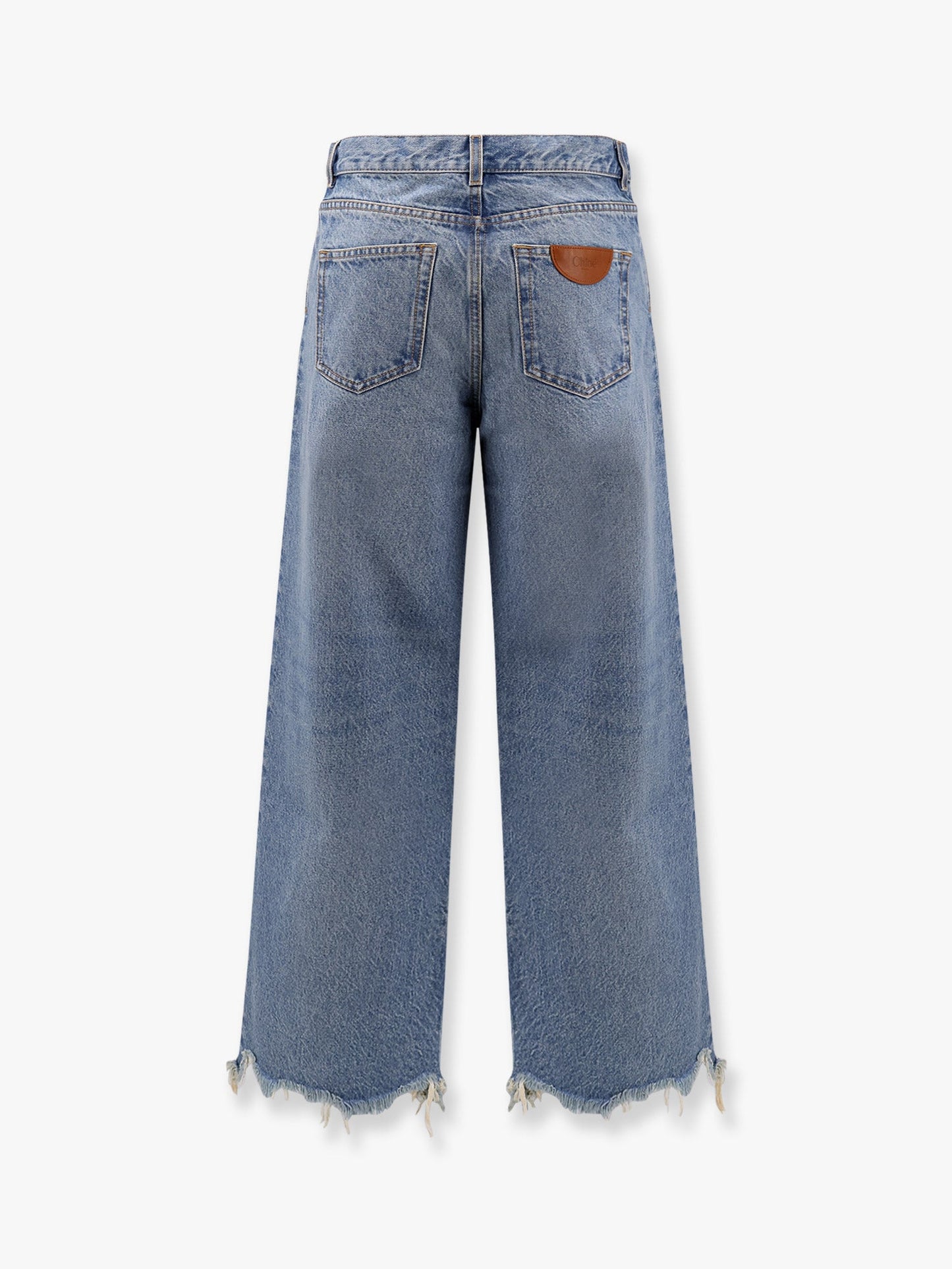 Chloe' Frayed Bottom Jeans