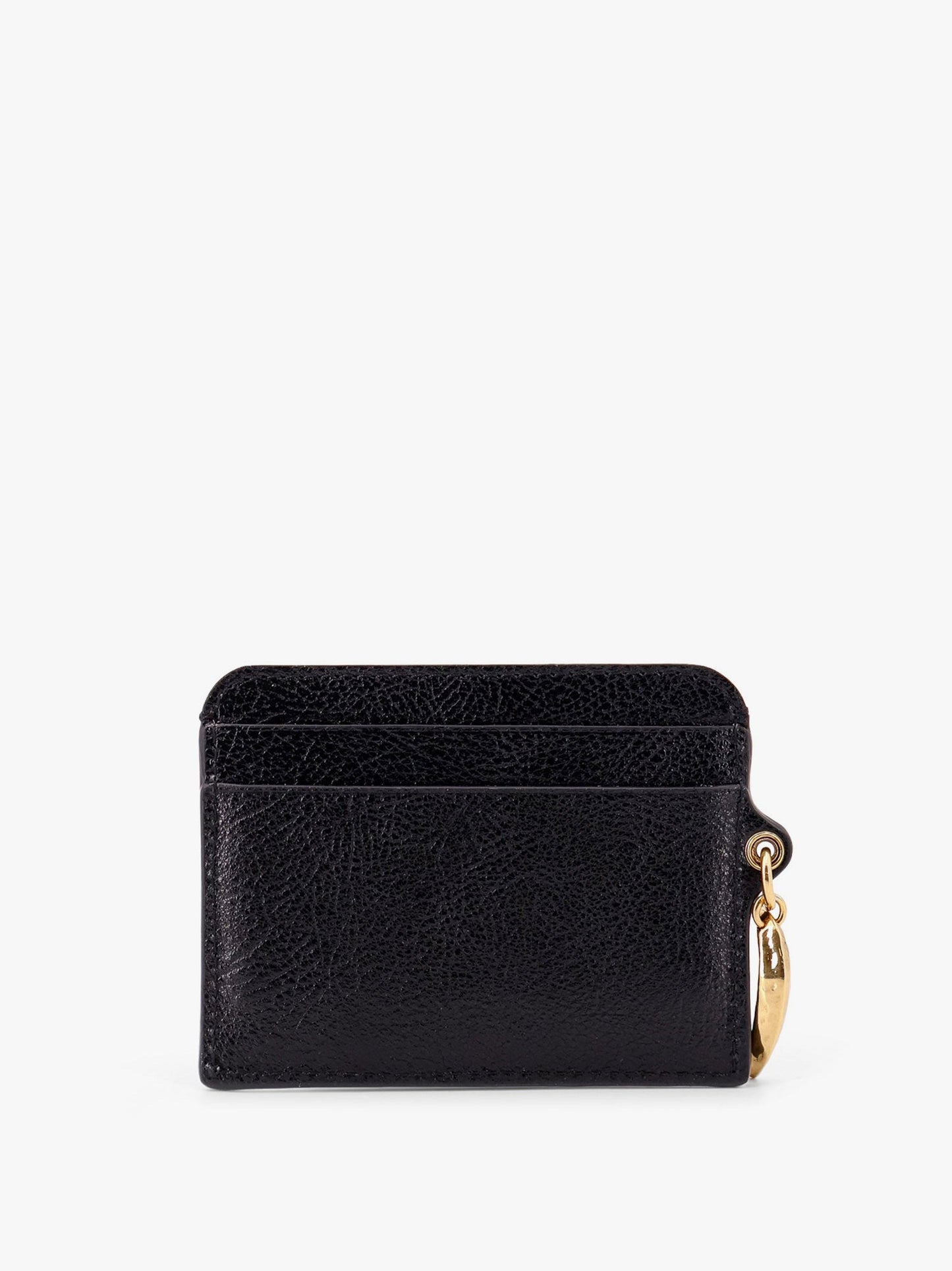 Chloe' Leather Card Holder With Banana Charm