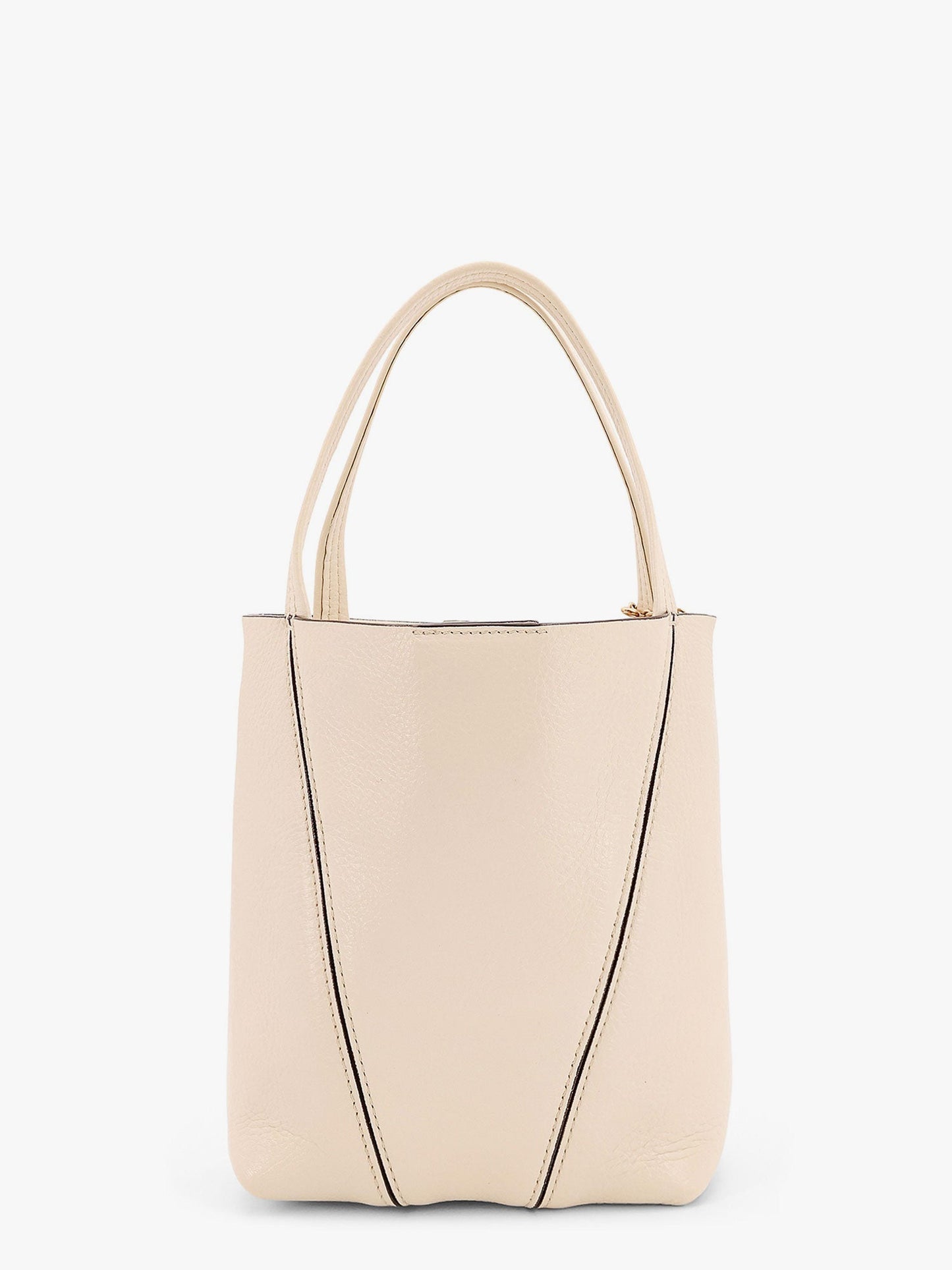 Chloe' Spin Leather Shoulder Bag With Chloé Logo Detail