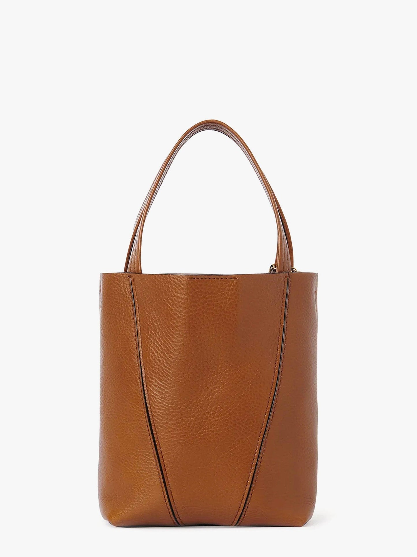 Chloe' Spin Leather Shoulder Bag With Chloé Logo Detail