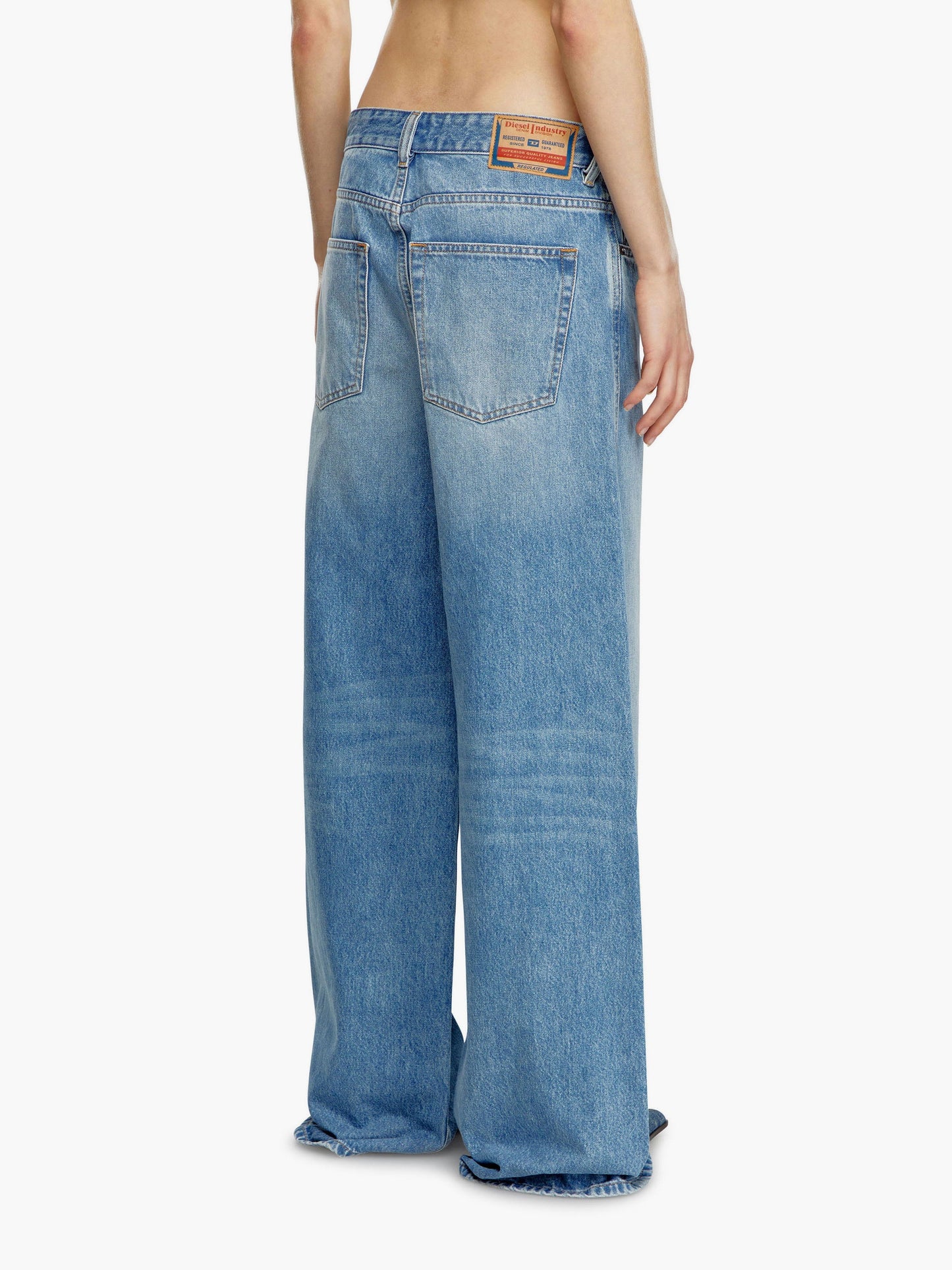 Diesel 1996 D Sire Cotton Jeans With Back Logo Patch