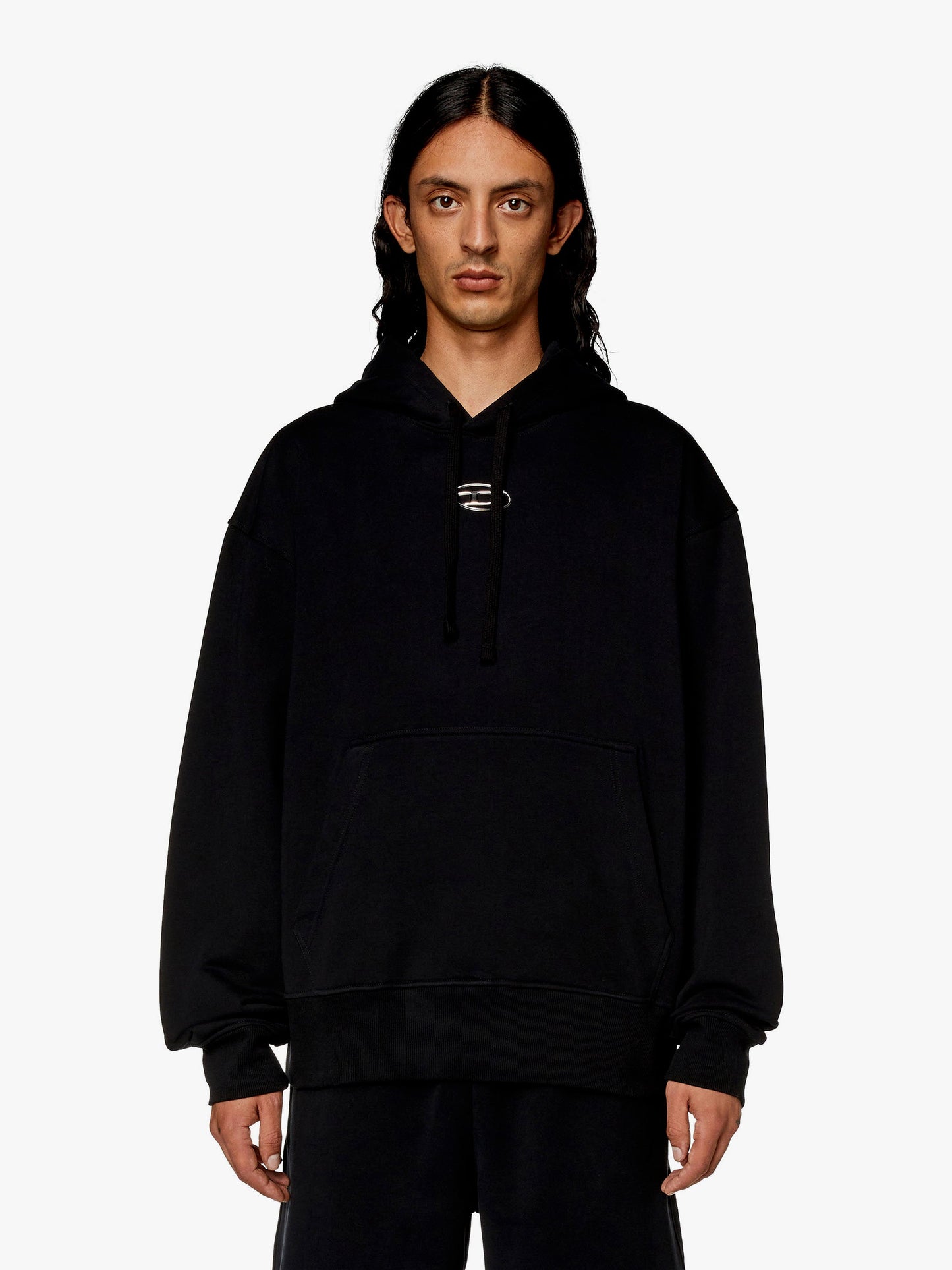 Diesel S Macs Biologic Cotton Sweatshirt With Frontal Logo