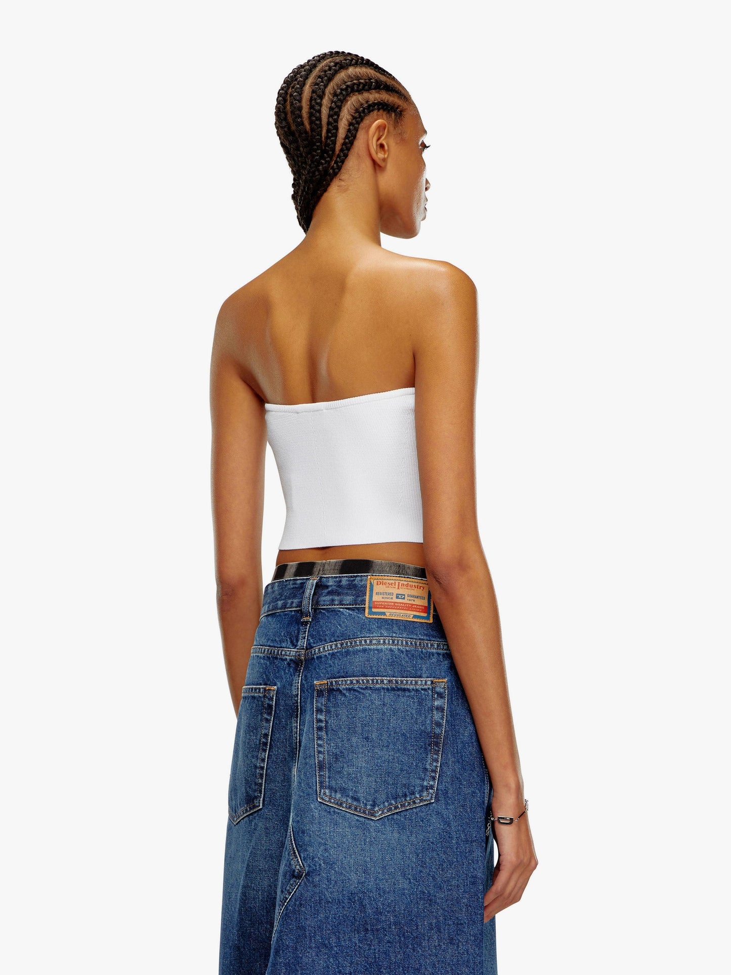 Diesel Ribbed Viscose Top