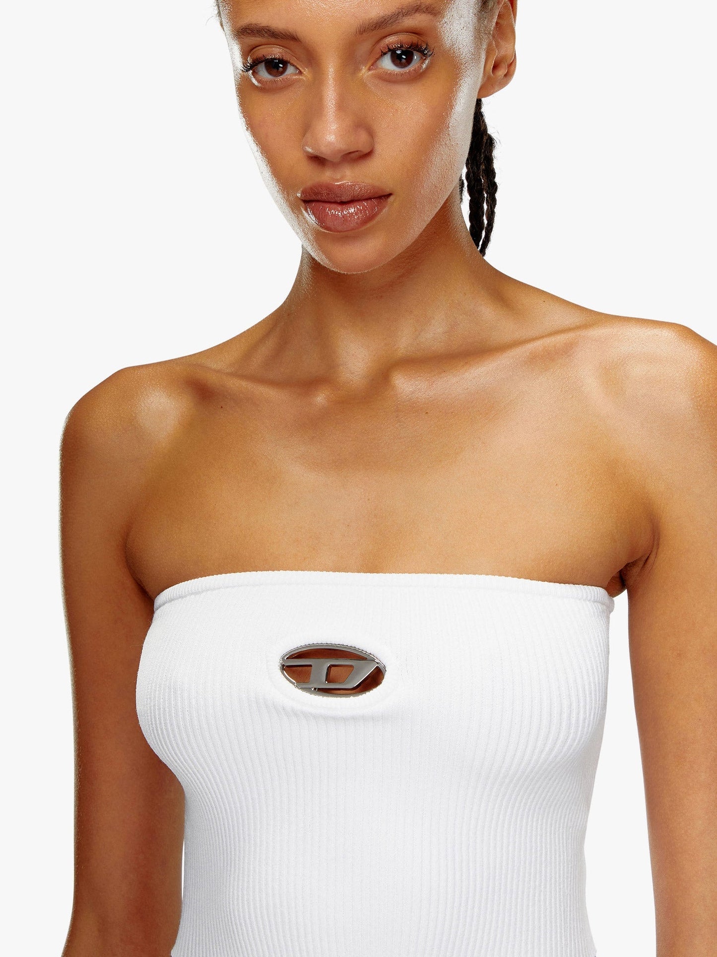 Diesel Ribbed Viscose Top