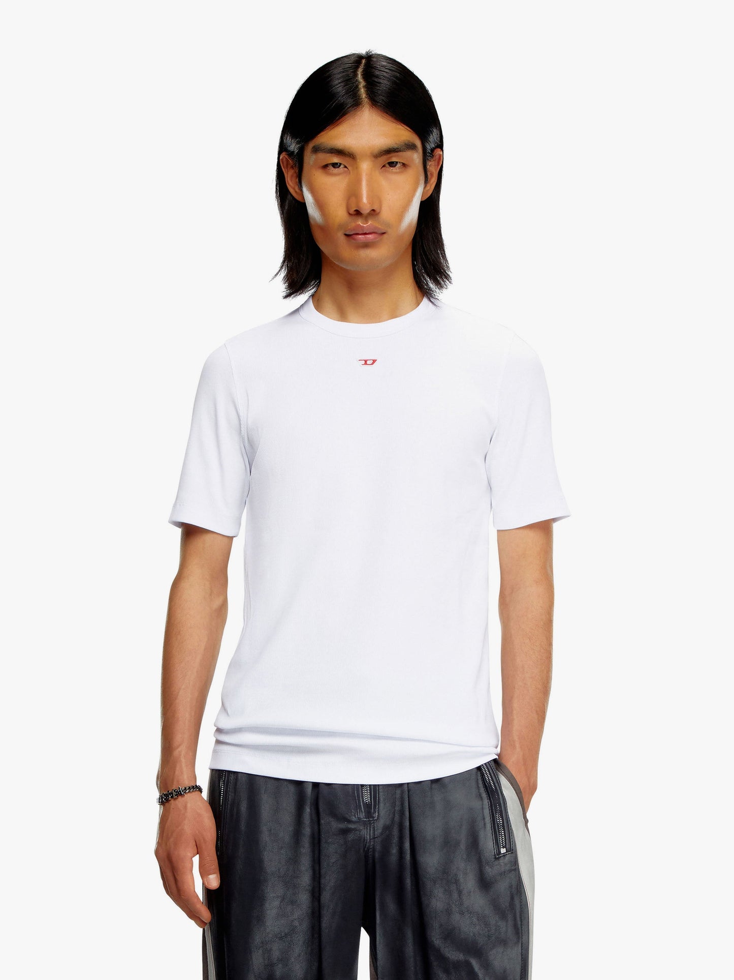 Diesel Cotton T Shirt With Frontal Logo