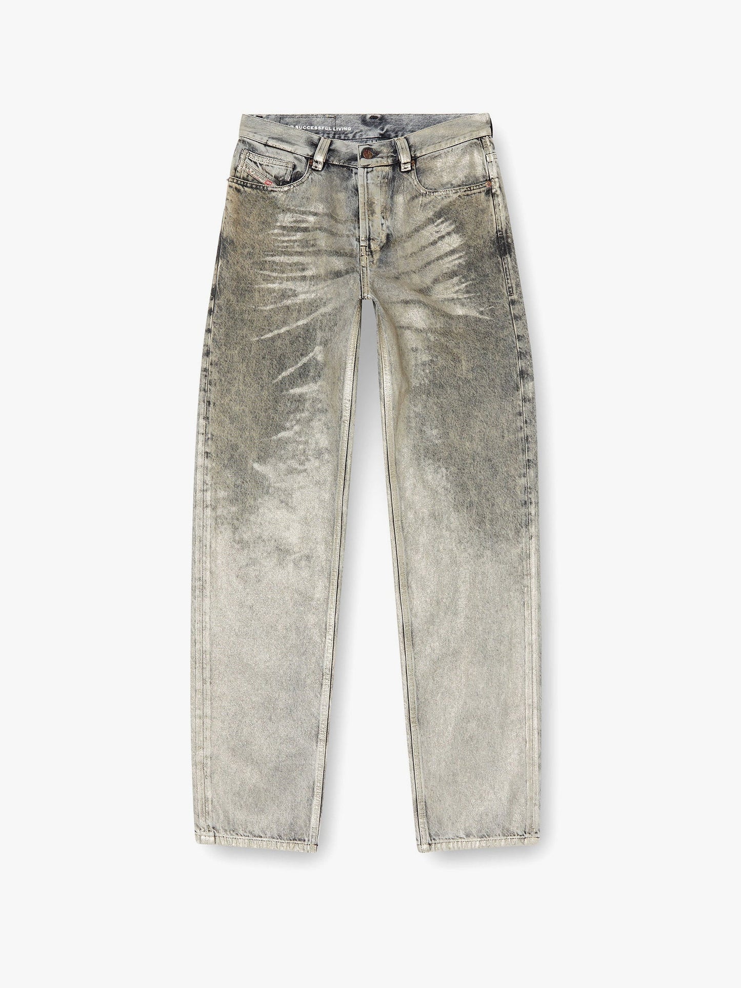 Diesel 1988 D Ark Cotton Jeans With Laminated Effect