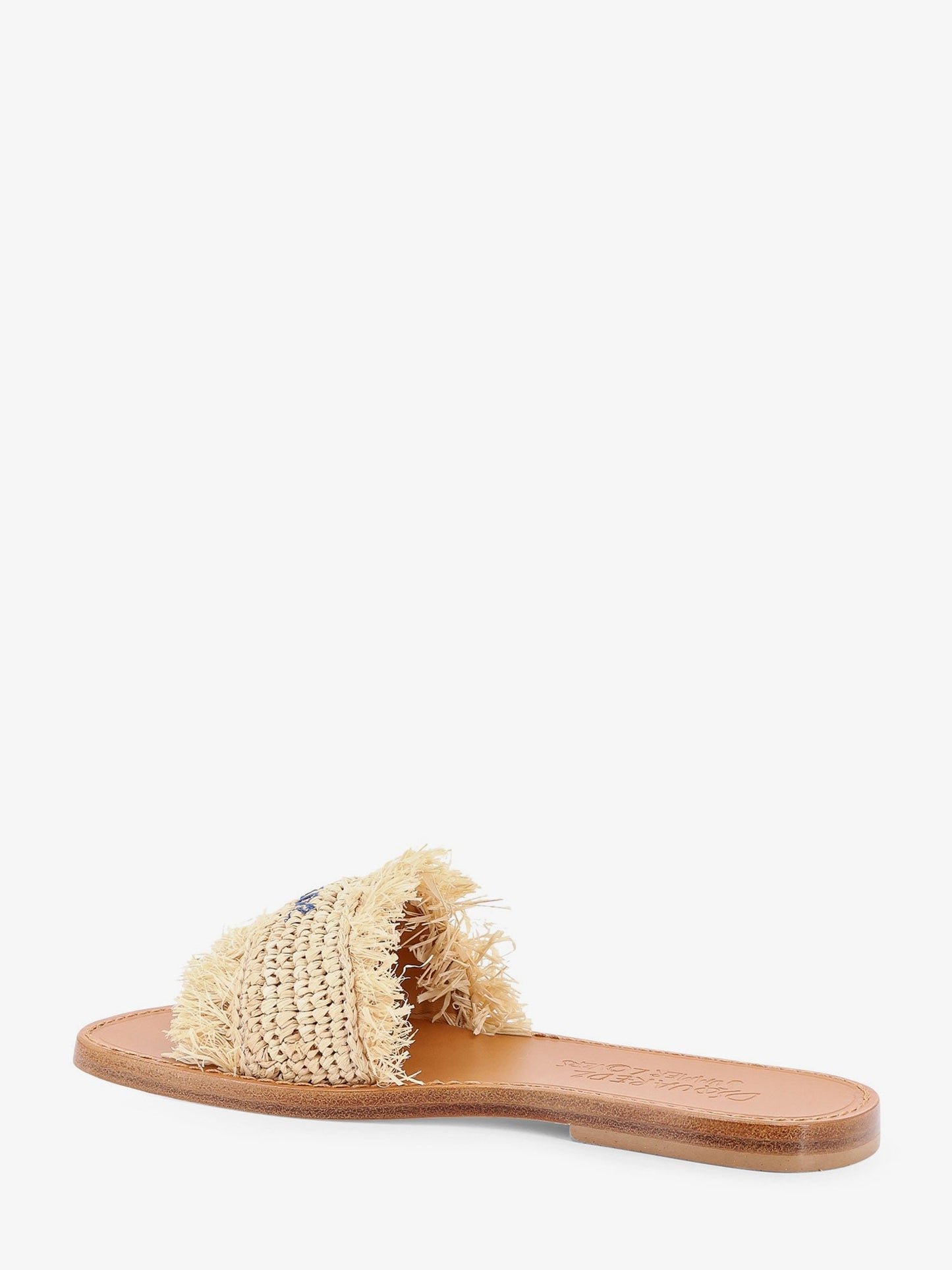 Dsquared2 Dsquared2 Summer Lovers Natural Rafia Flat Sandals