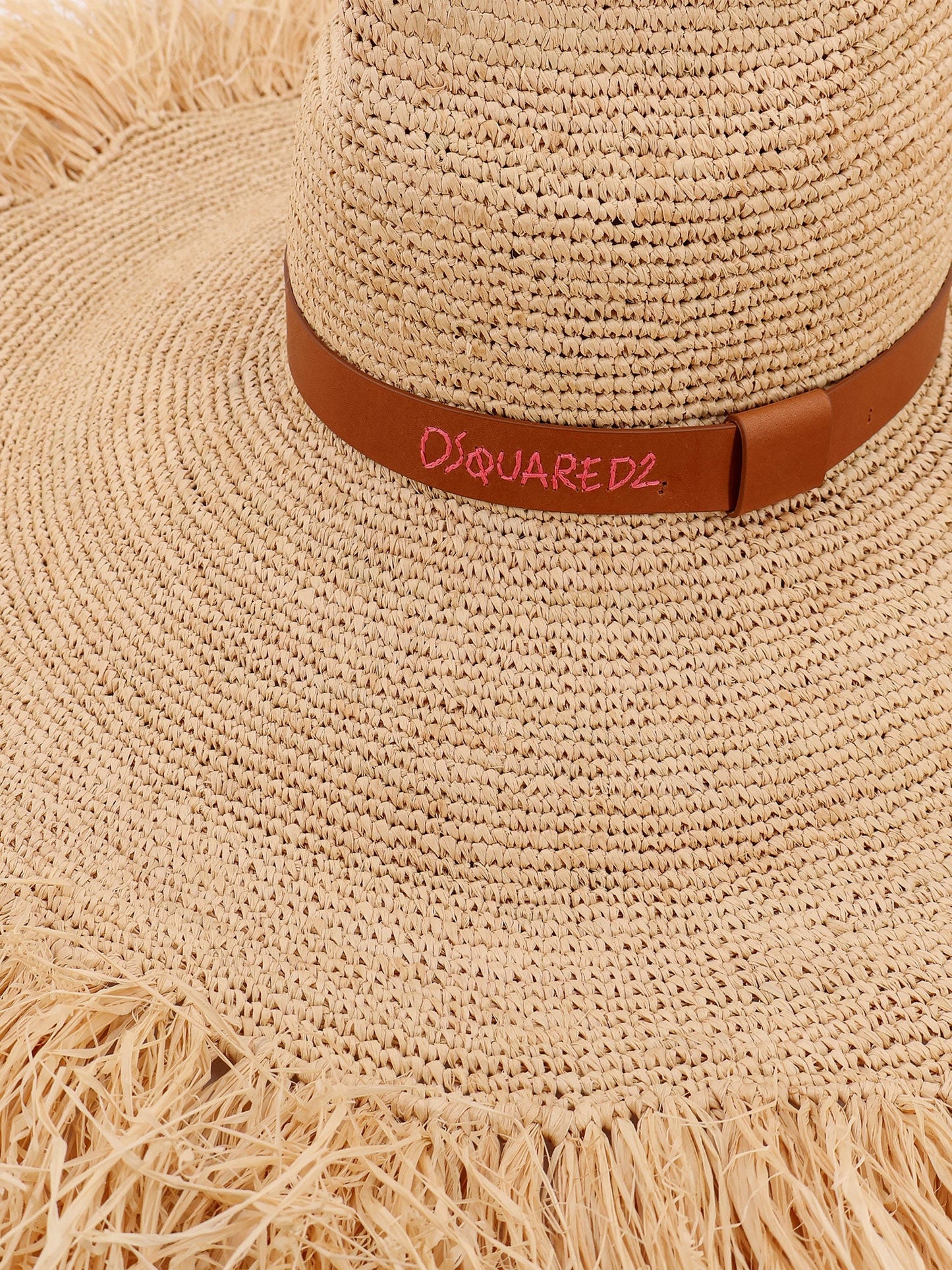 Dsquared2 Dsquared2 Summer Lovers Natural Rafia Hat