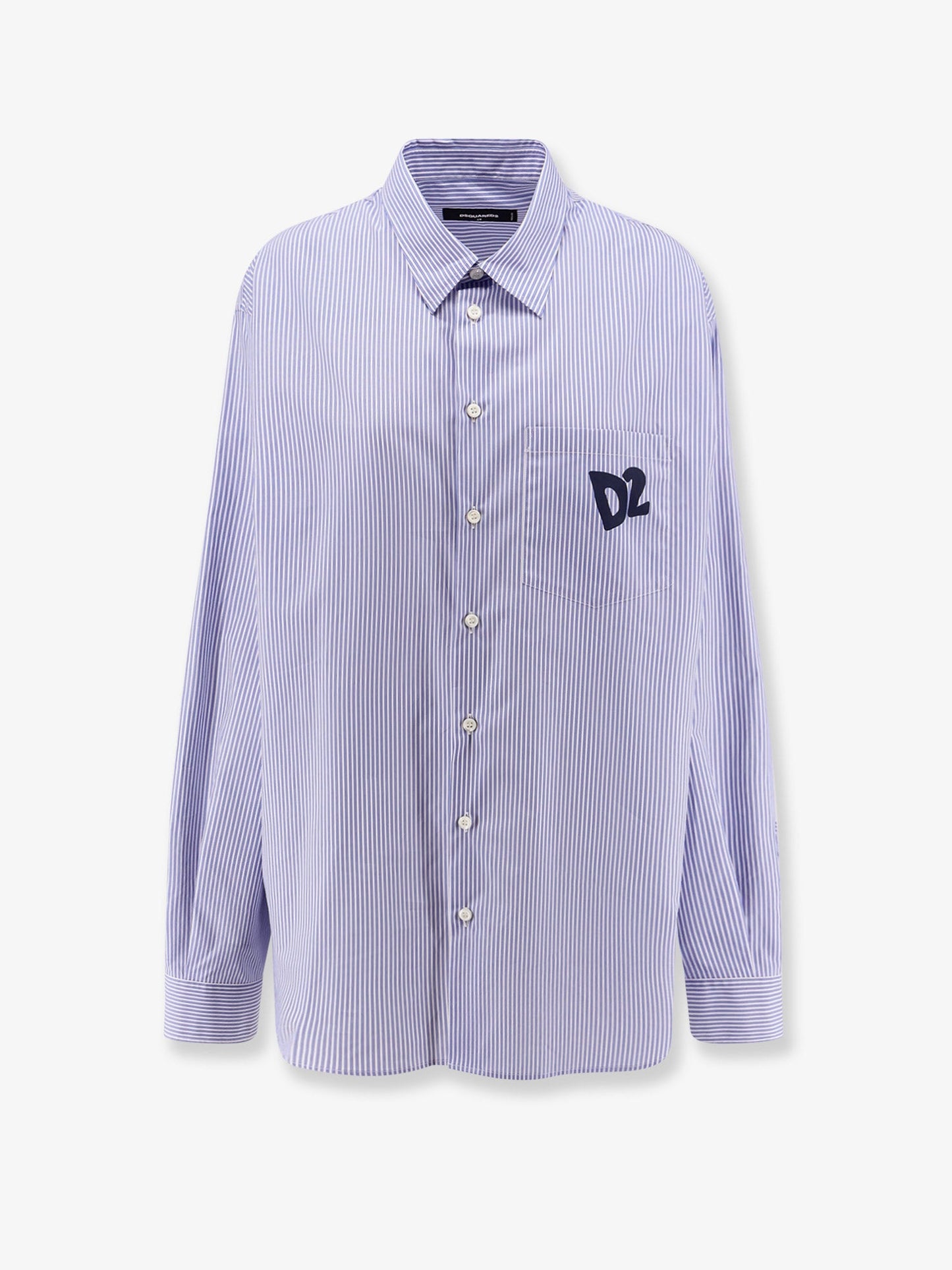 Dsquared2 Dsquared2 Summer Lovers Oversized Striped Cotton Shirt