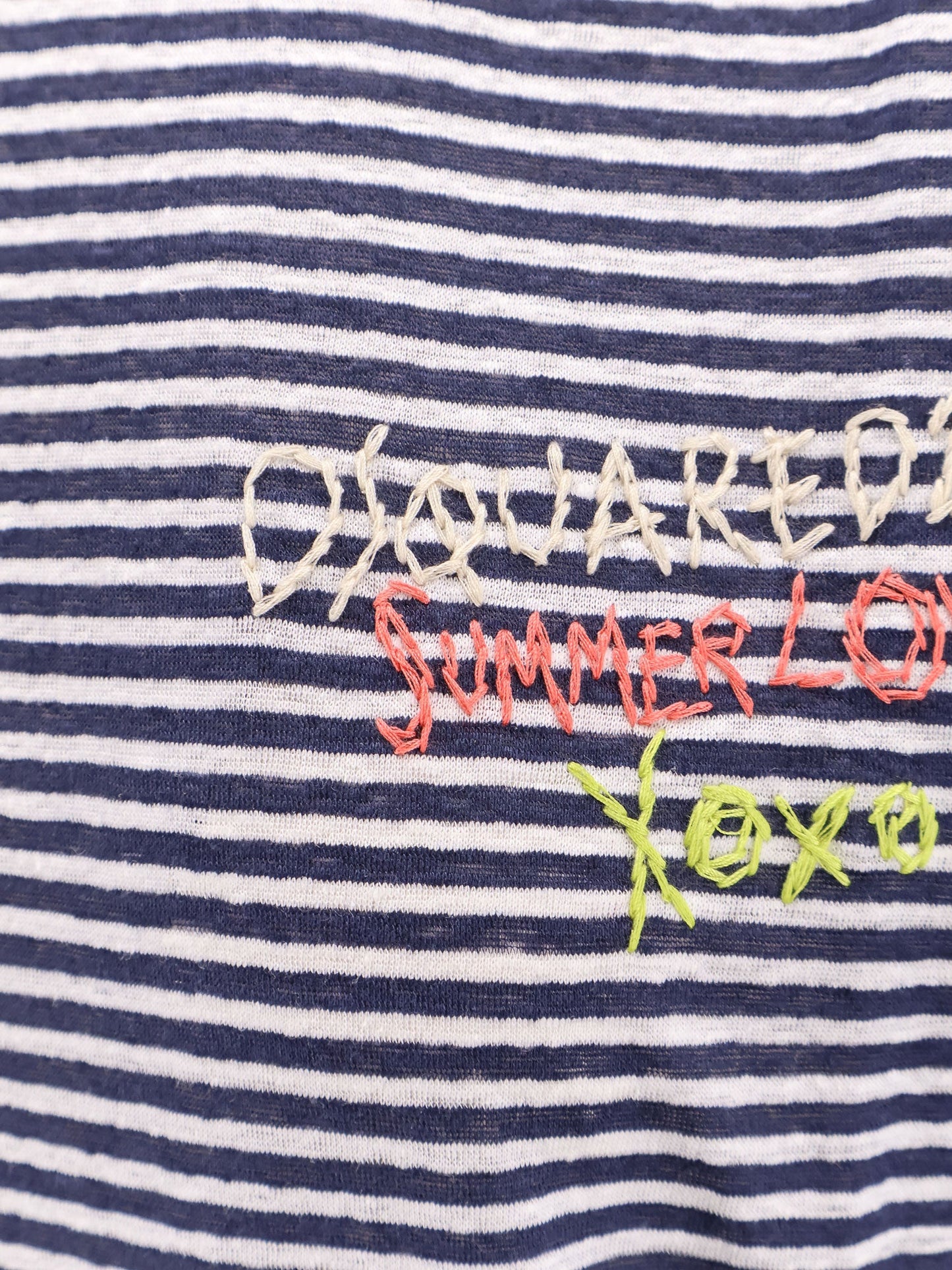 Dsquared2 Dsquared2 Summer Lovers Linen T Shirt