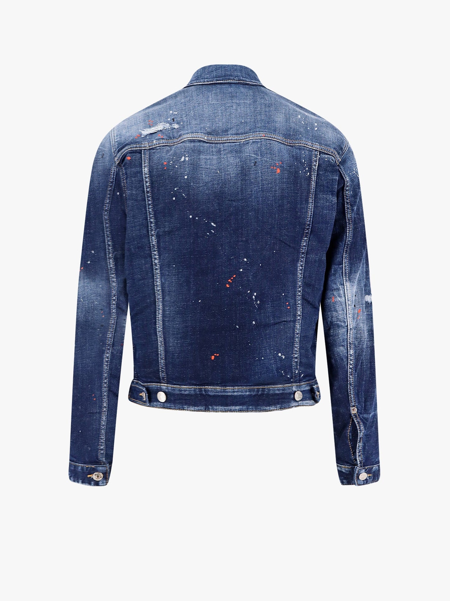 Dsquared2 Dan Jean Jacket With Destroyed Effect
