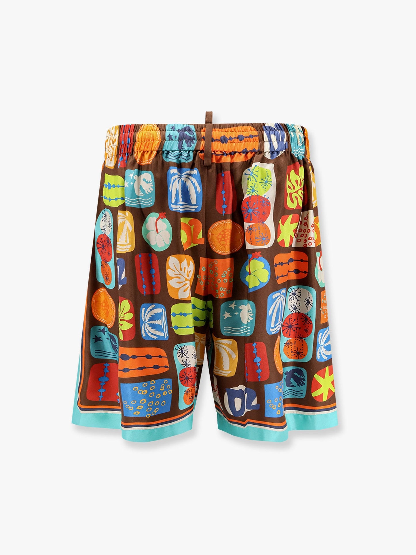 Dsquared2 Dsquared2 Summer Lovers Silk Bermuda Shorts