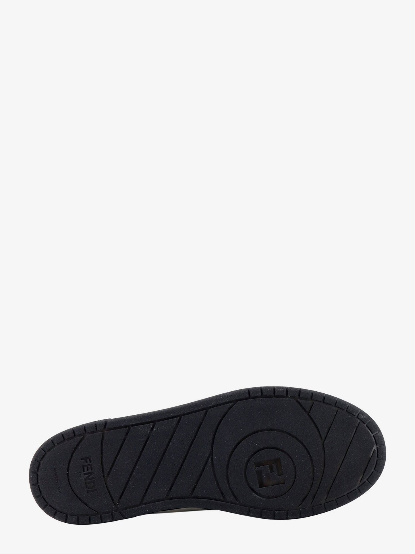 Fendi Leather Sneakers With Ff Lateral Logo
