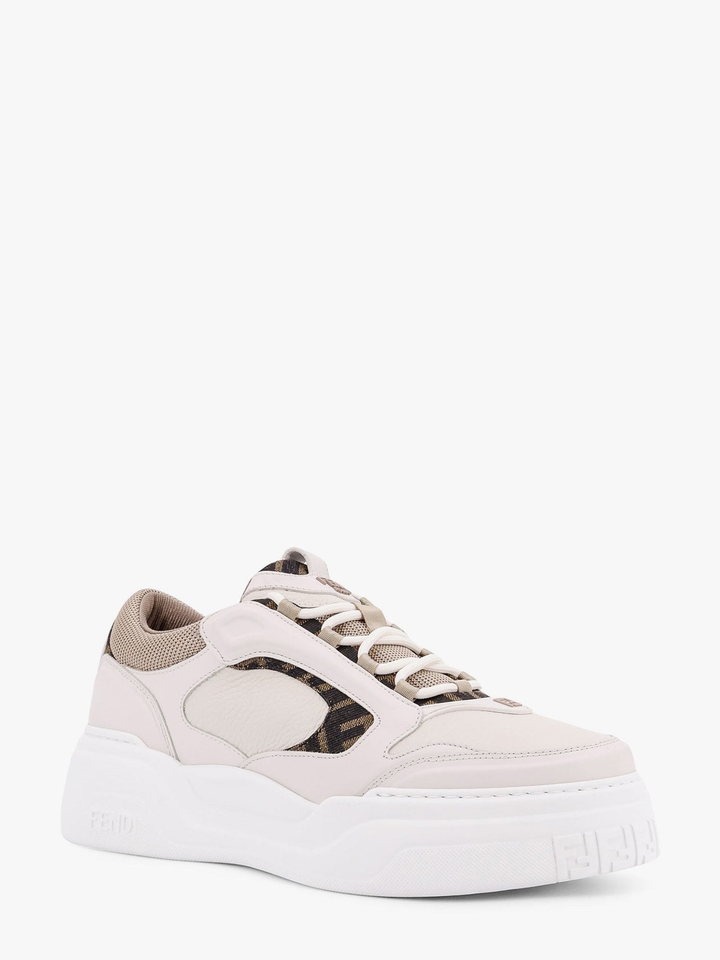 Fendi Fendi Force Low Top Leather Sneakers