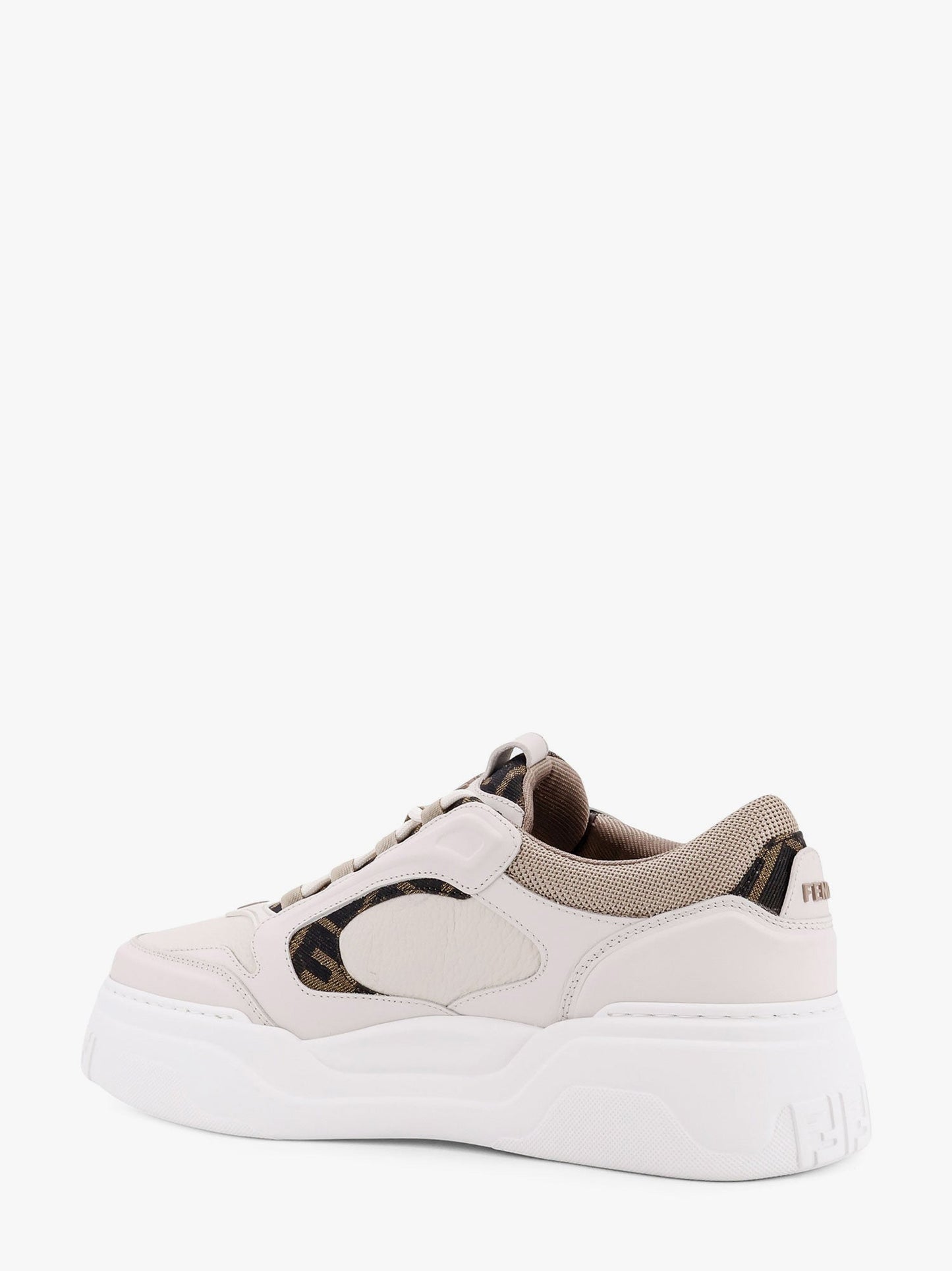Fendi Fendi Force Low Top Leather Sneakers