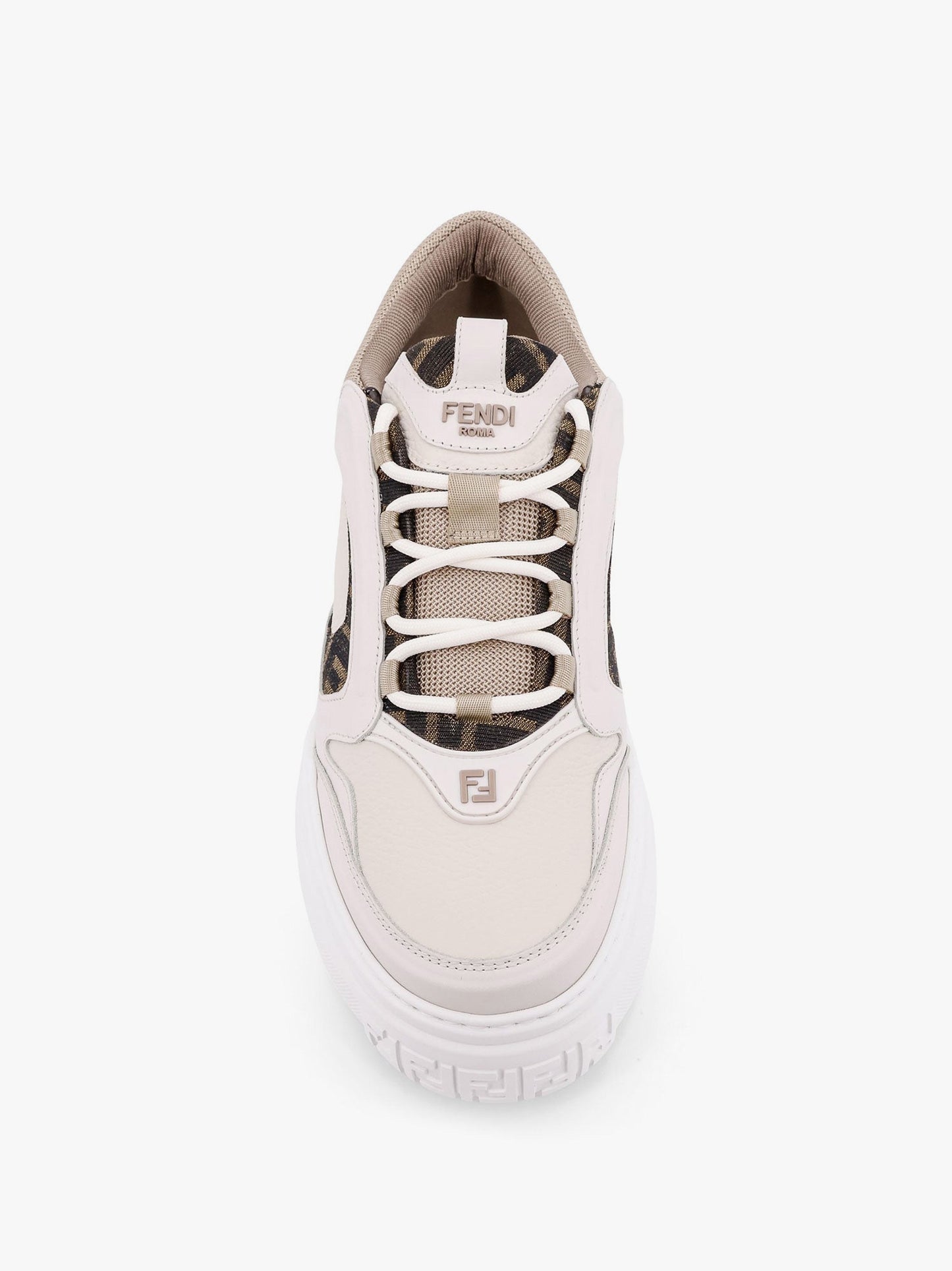 Fendi Fendi Force Low Top Leather Sneakers