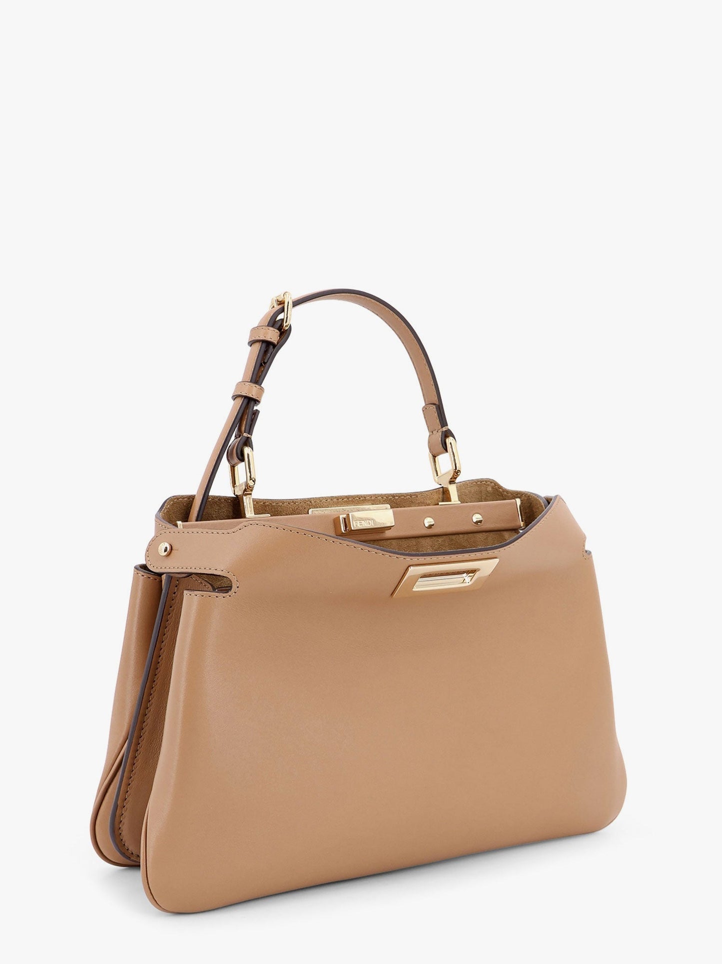 Fendi Peekaboo Soft Small Leather Shoulder Bag