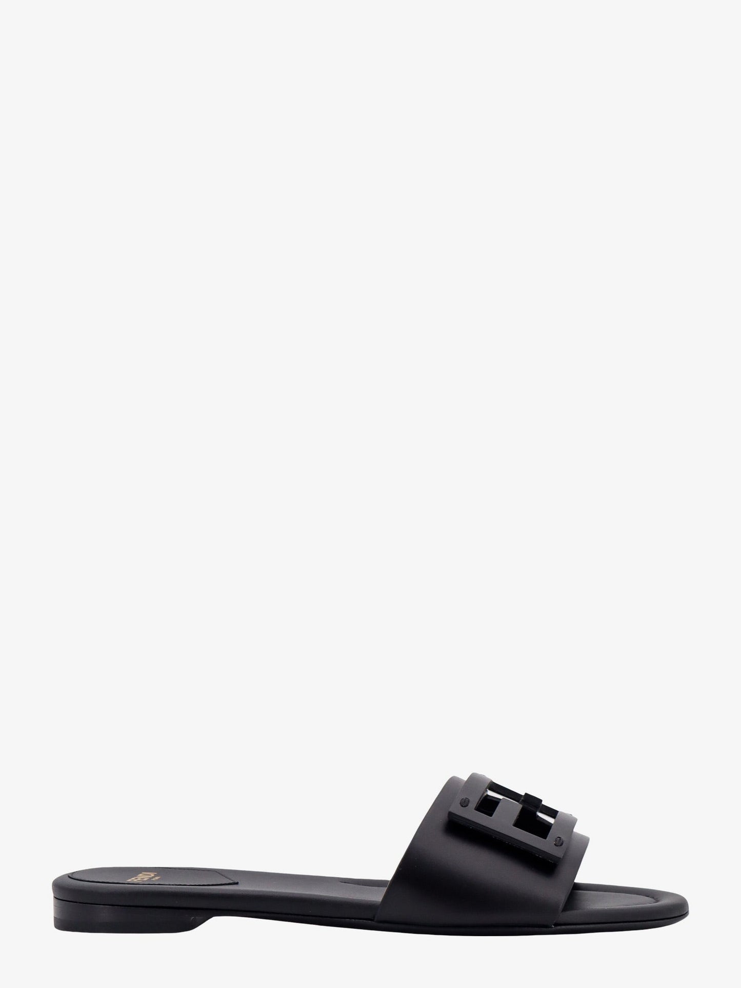 Fendi Baguette Leather Slides
