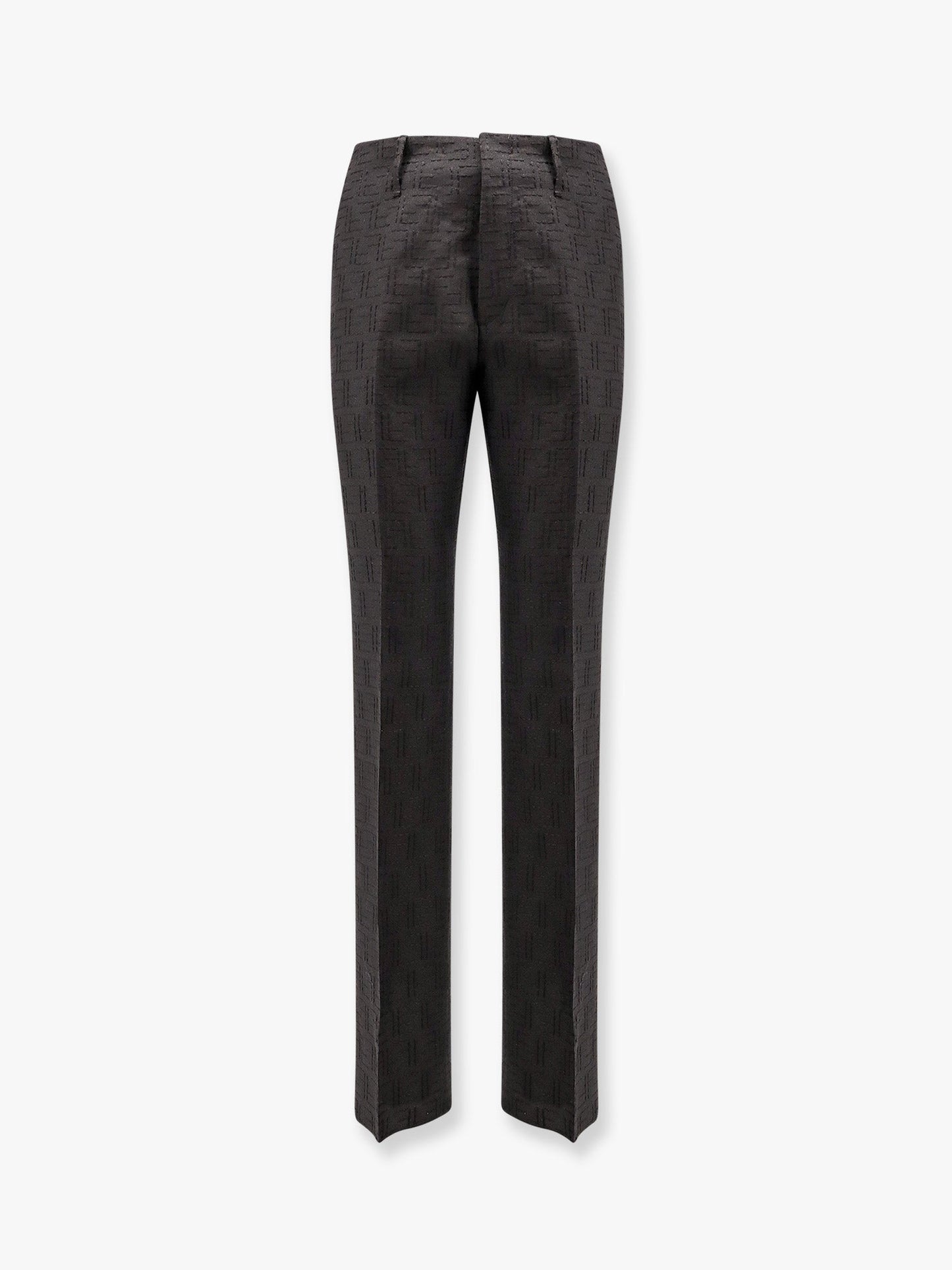 Fendi Ff Jacquard Linen Trouser