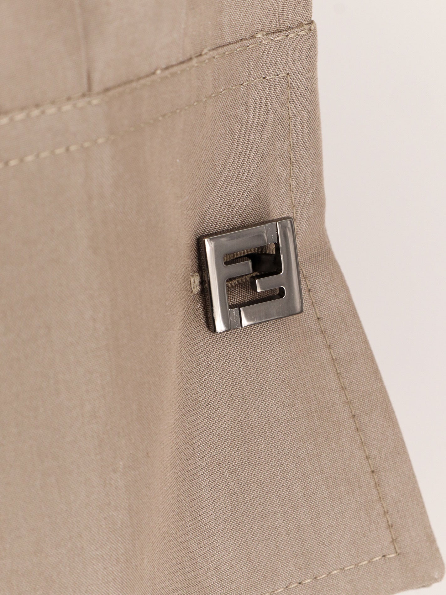 Fendi Cotton And Silk Chemisier Dress