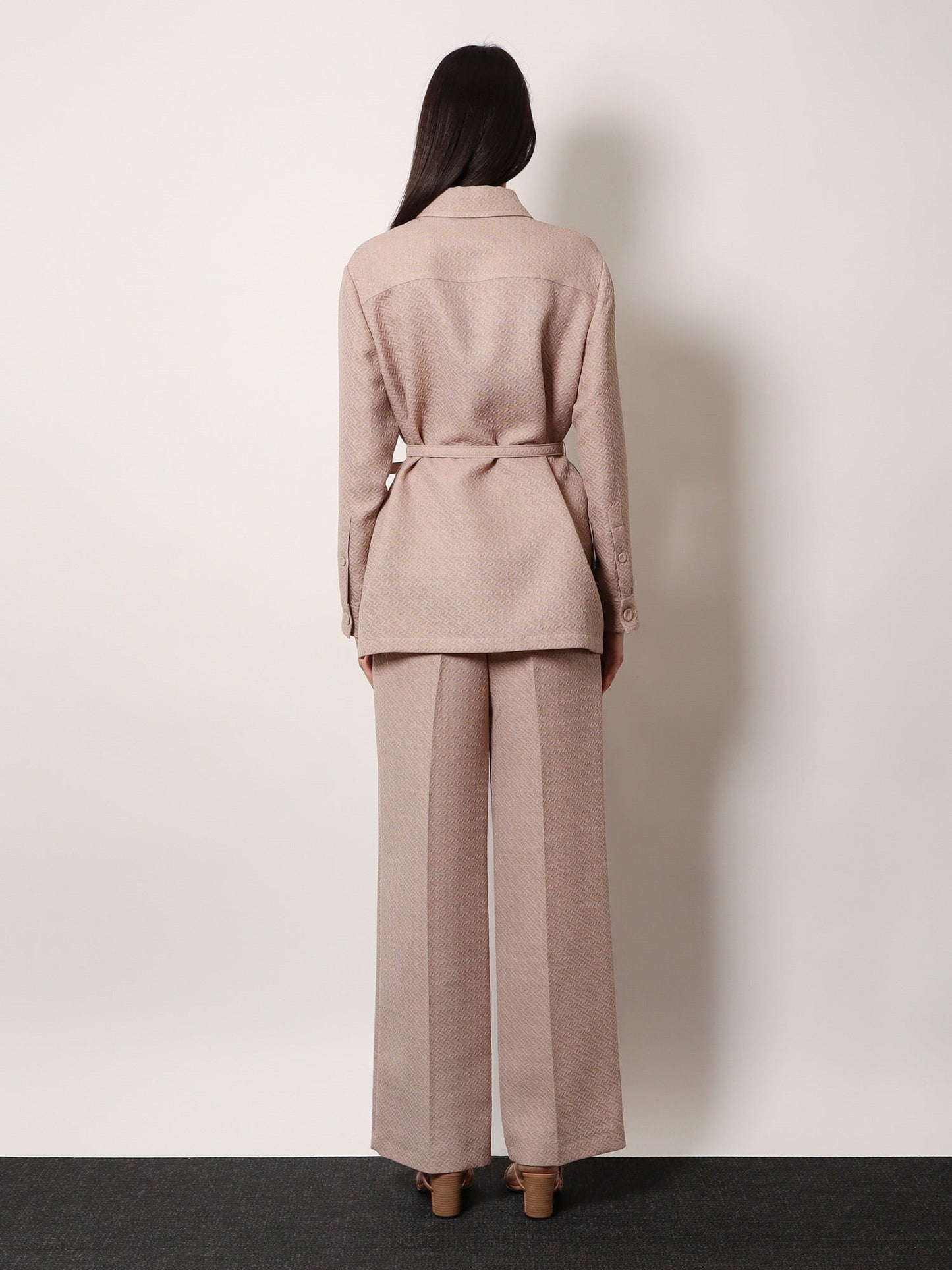 Fendi Ff Diagonal 3d Wool Blazer