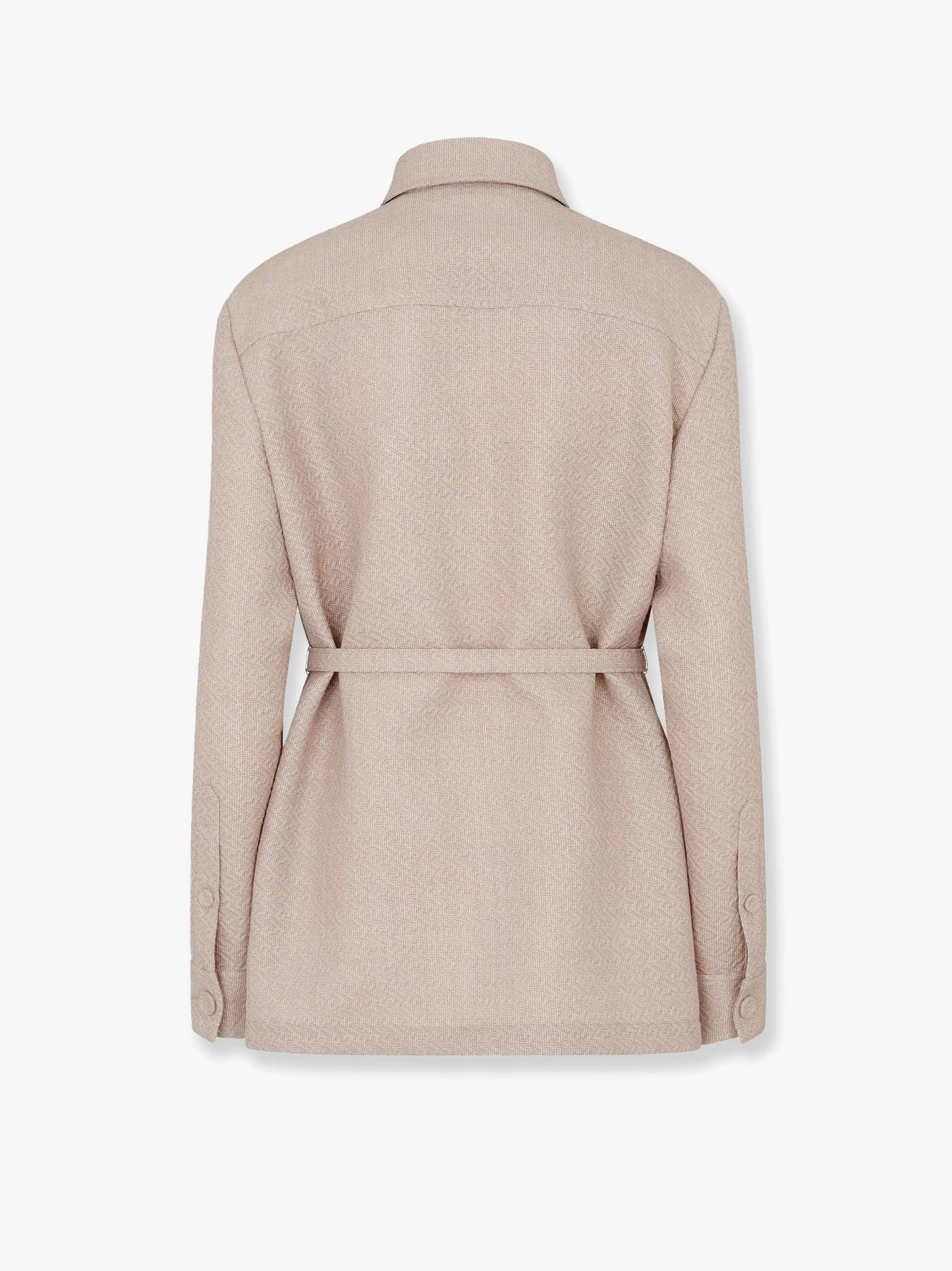 Fendi Ff Diagonal 3d Wool Blazer