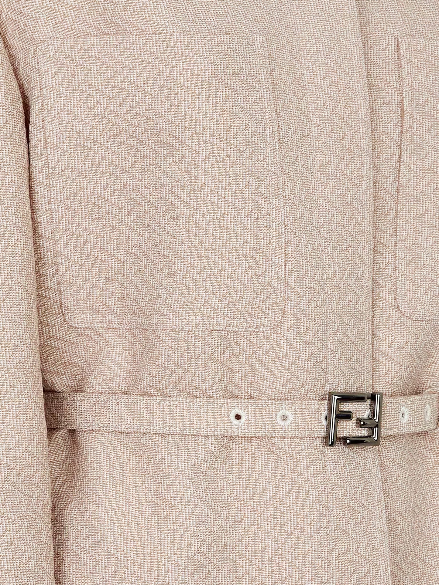 Fendi Ff Diagonal 3d Wool Blazer