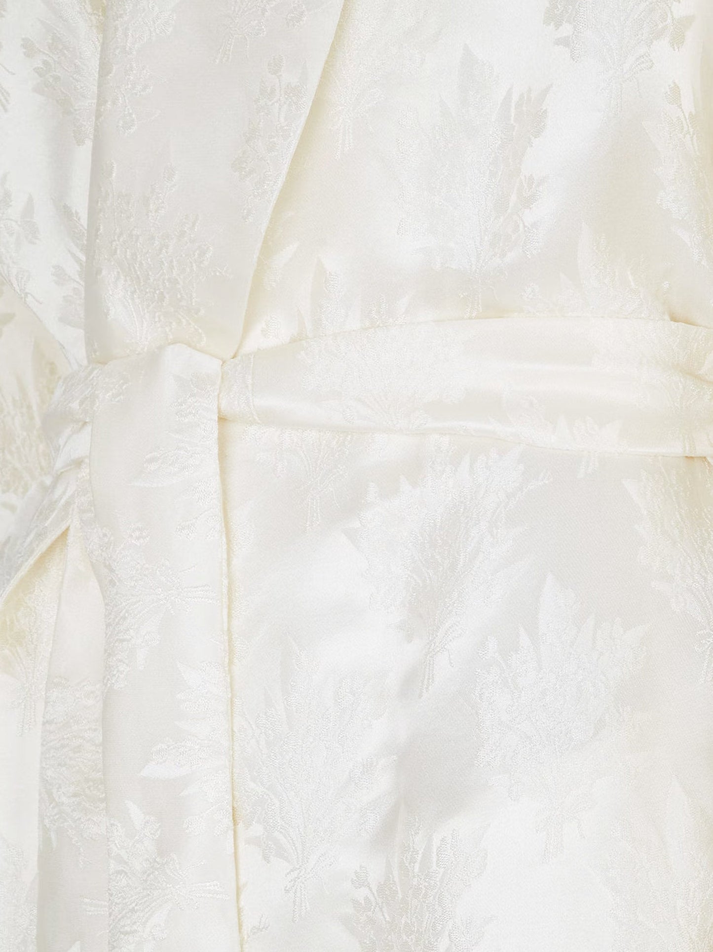 Fendi Jacquard Silk Blazer With Floral Motif