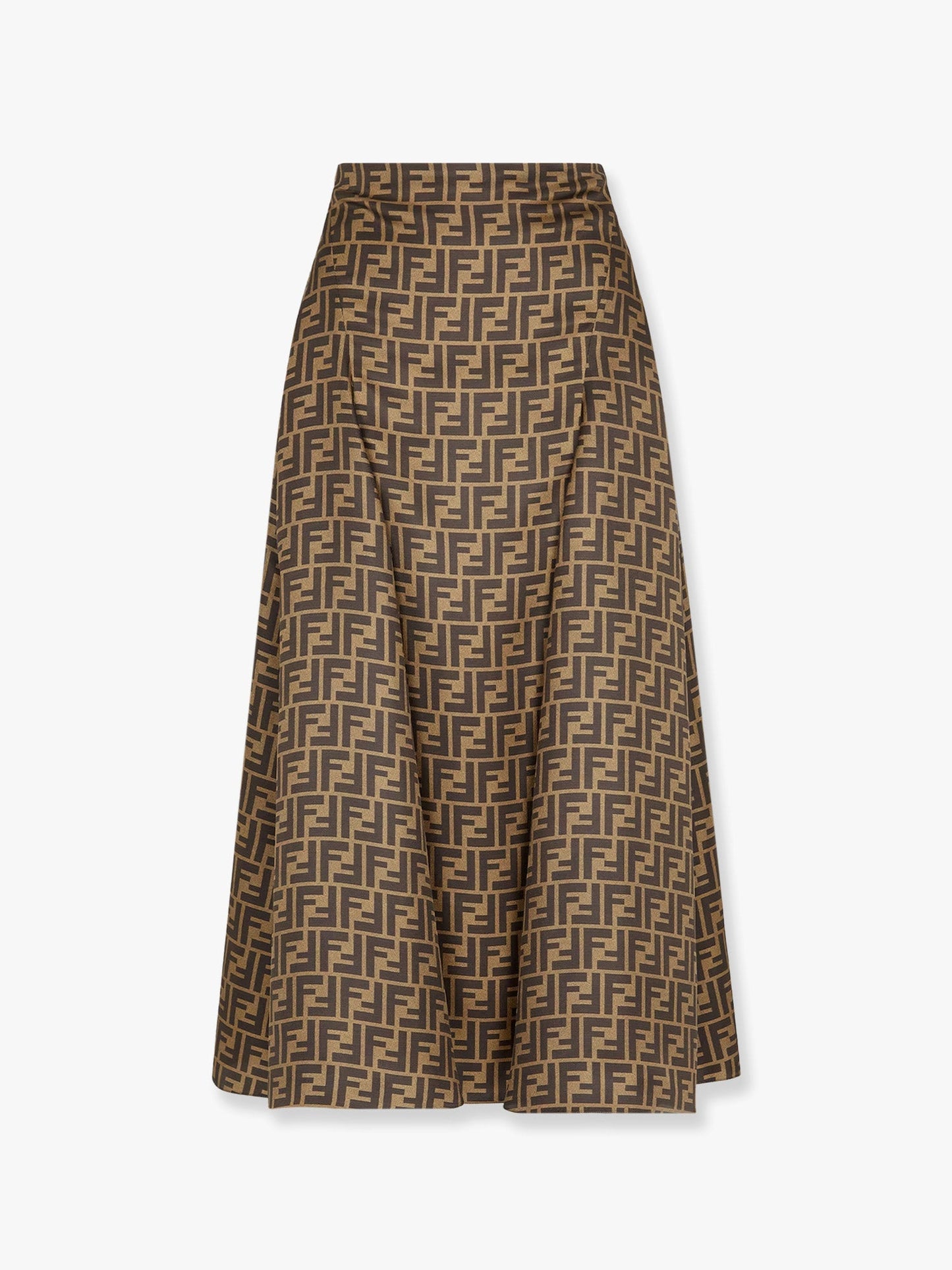 Fendi Ff Silk Skirt