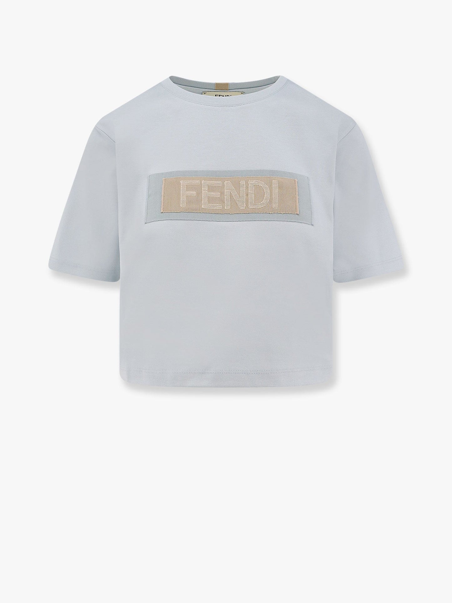 Fendi Crop Jersey T Shirt
