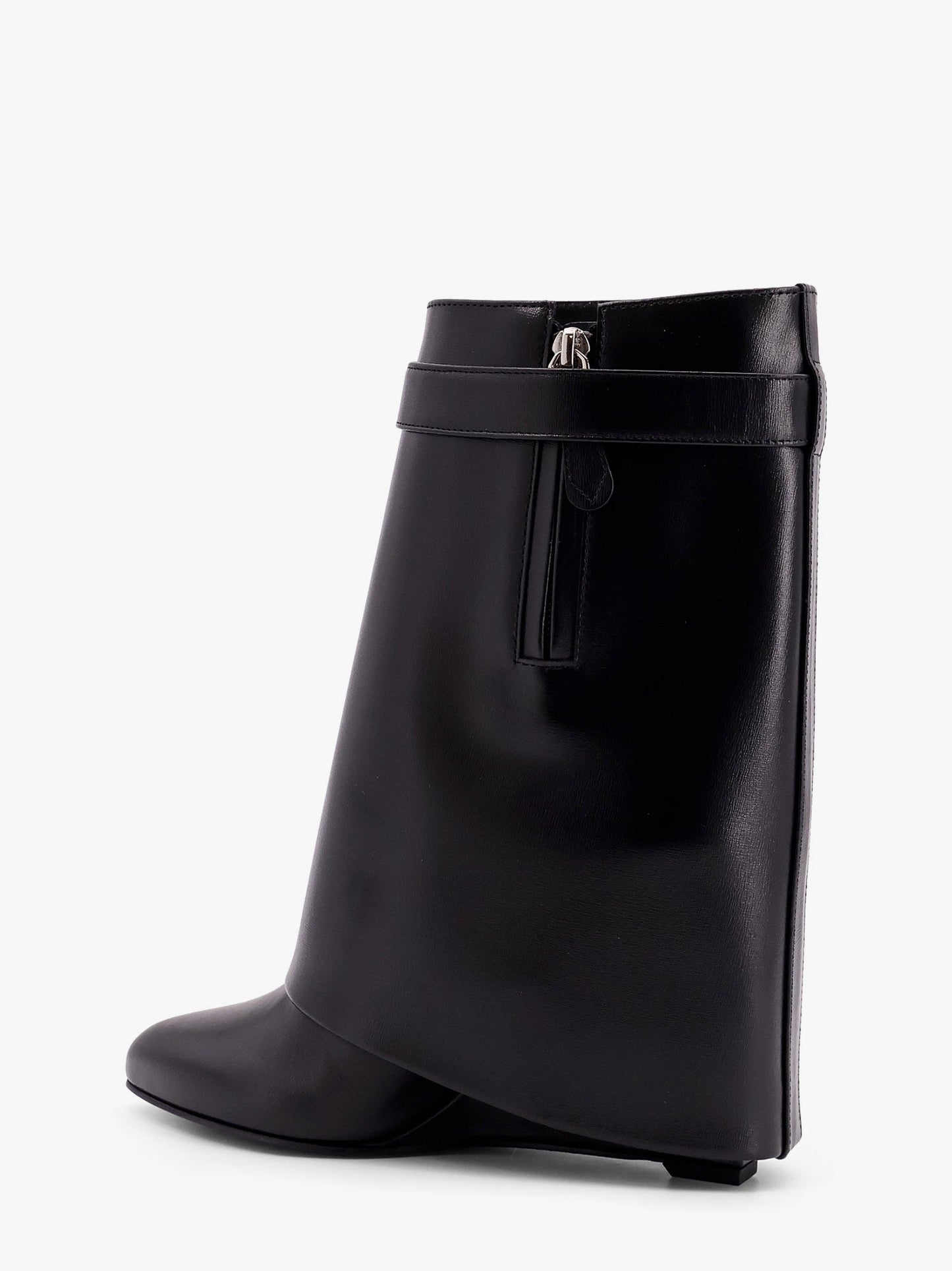 Givenchy Sharklock Leather Ankle Boots